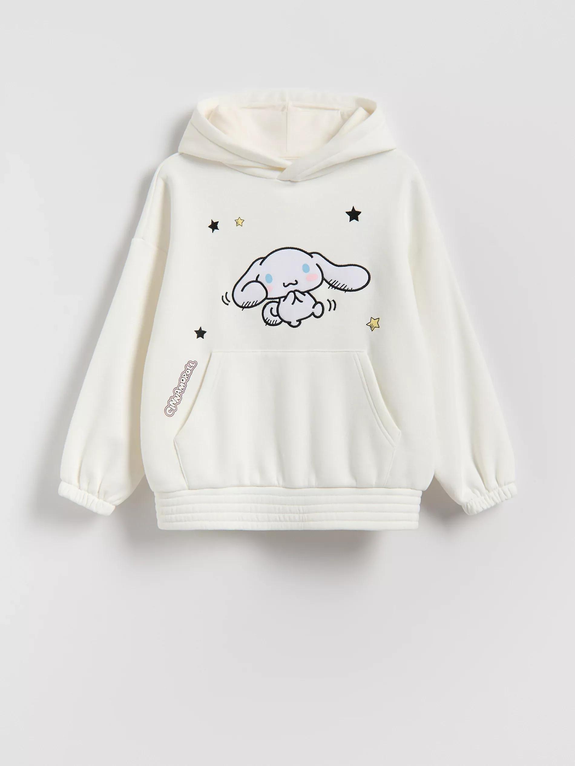 Cream Cinnamoroll Sweatshirt, Ivory, large image number 0