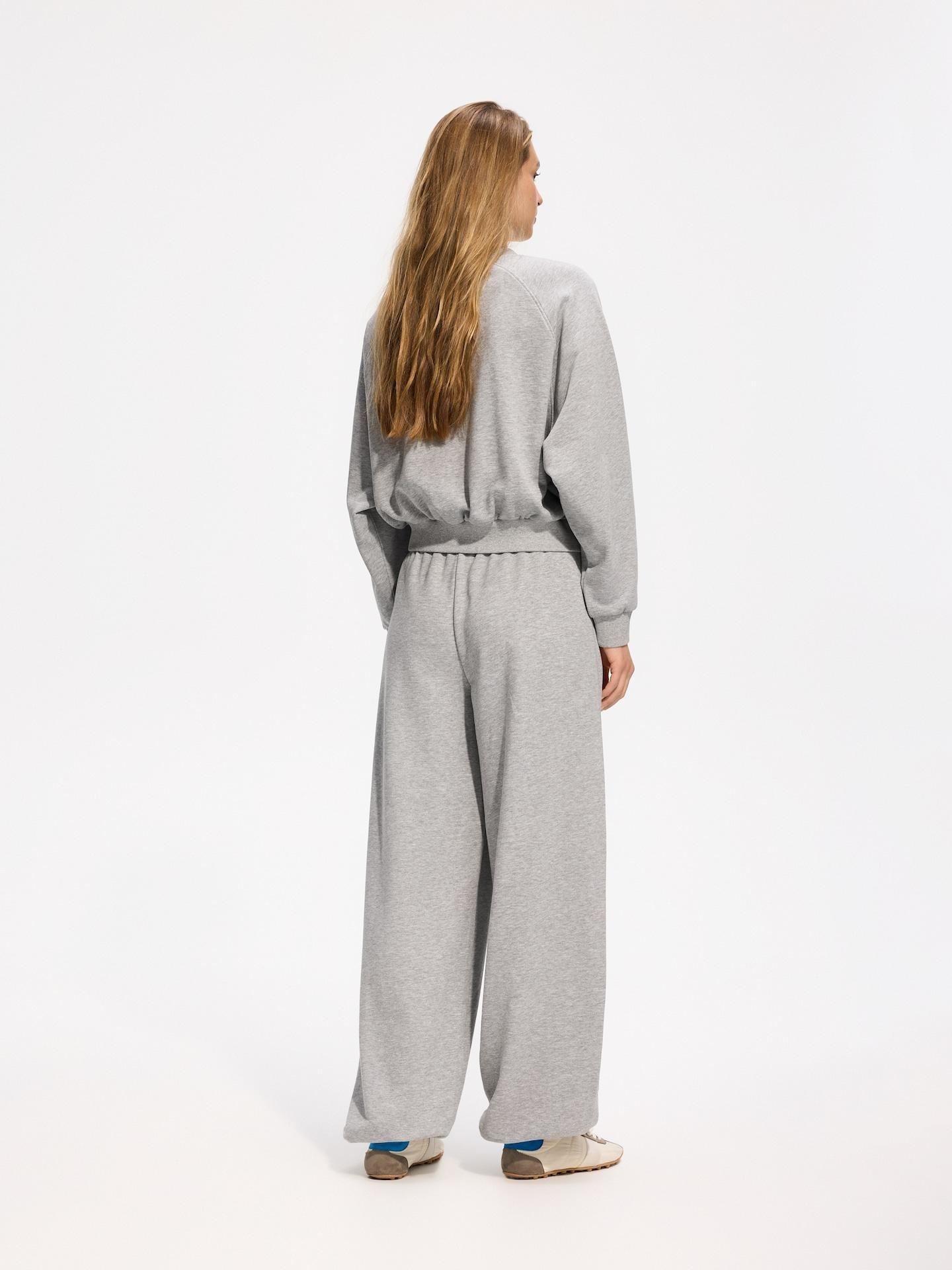 Grey Cotton Rich Sweatpants, Light grey, medium
