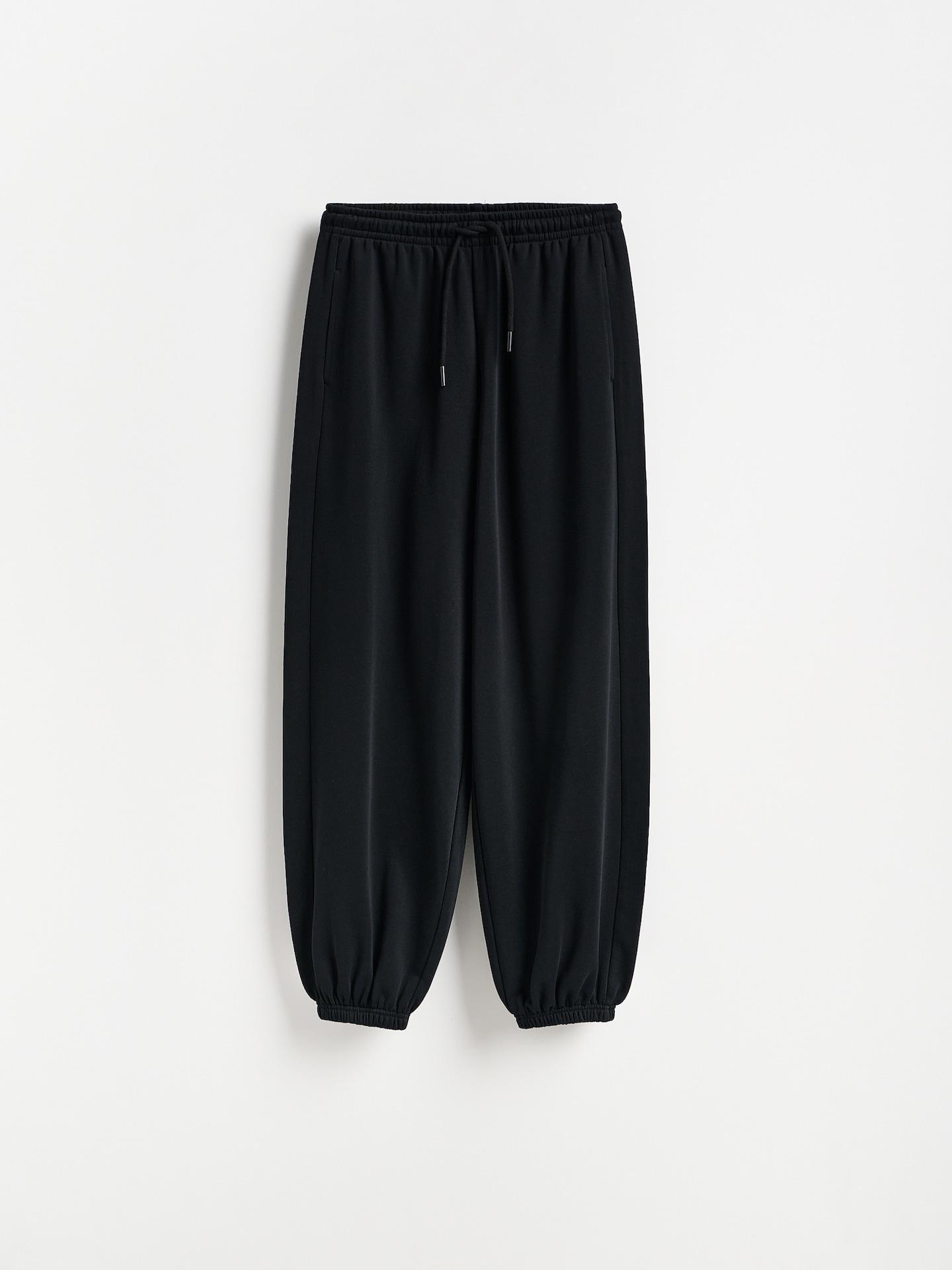 Black Cotton Rich Sweatpants, Black, large image number 3