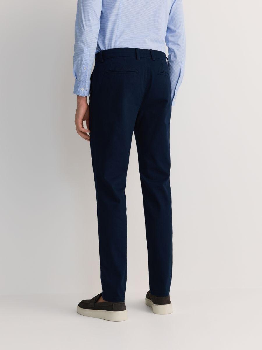 Blue Slim Chinos With High Cotton Content, Navy, large image number 2