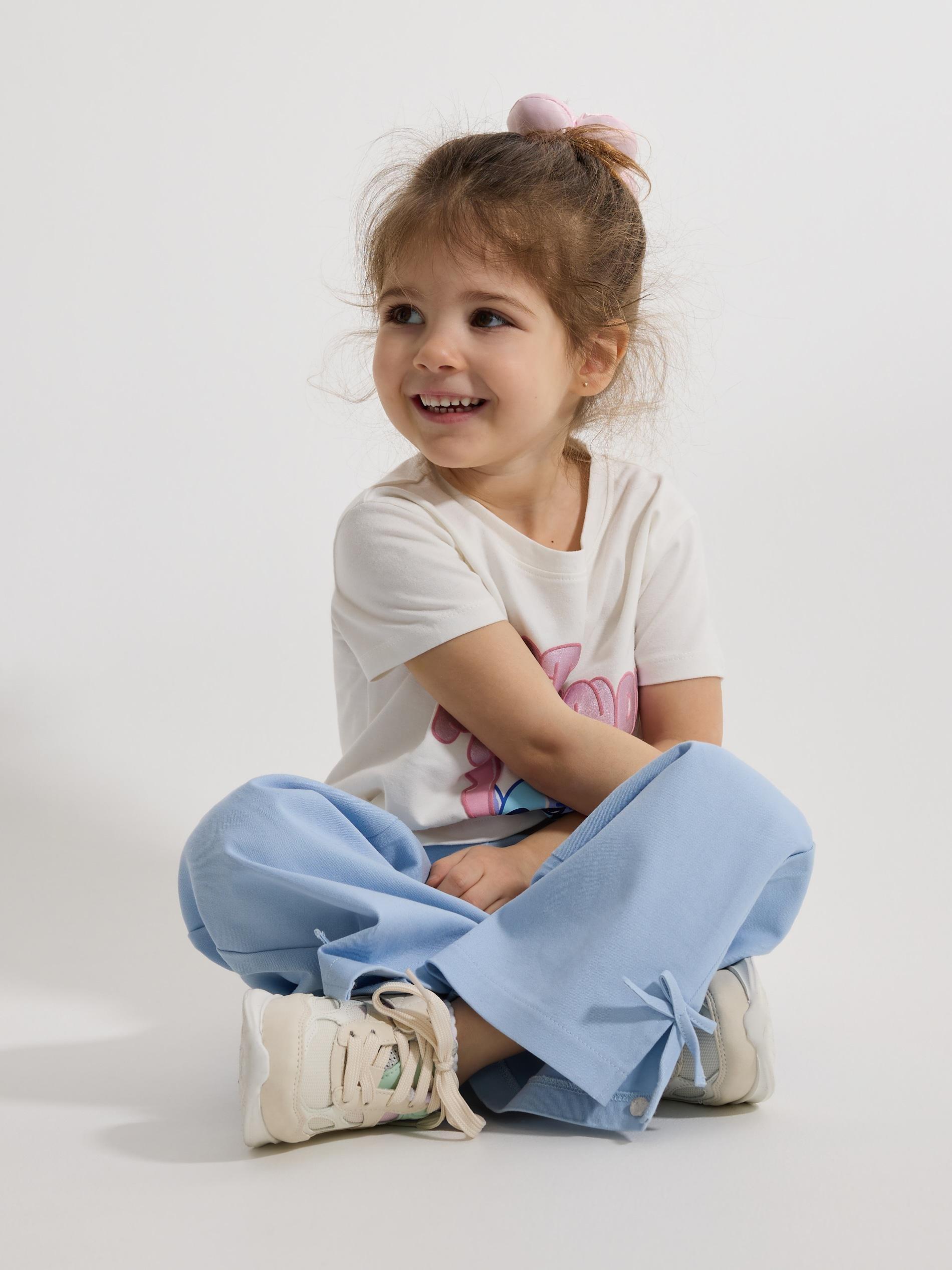 Blue Pants With Bows, Blue, large image number 0