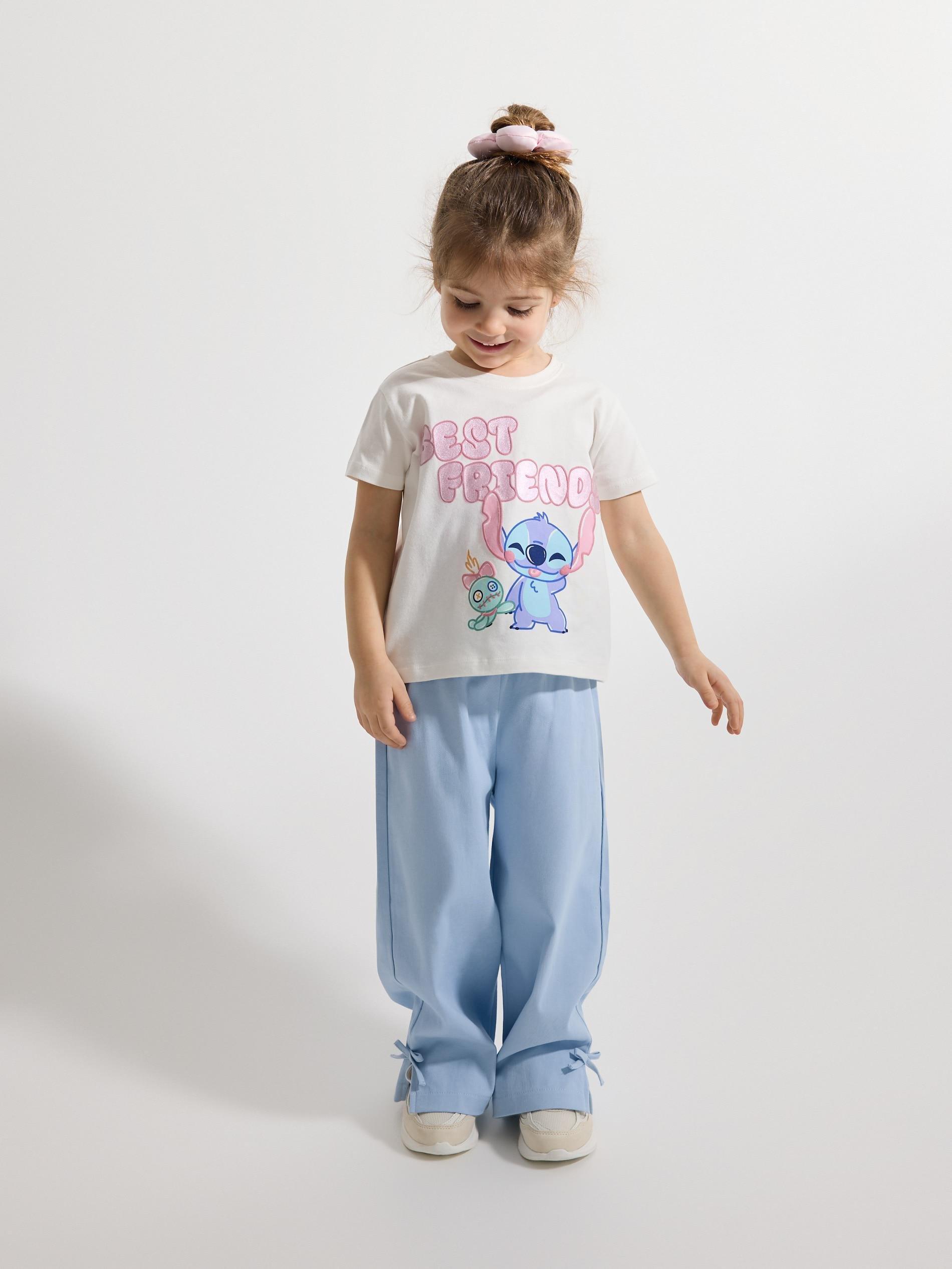 Blue Pants With Bows, Blue, large image number 1