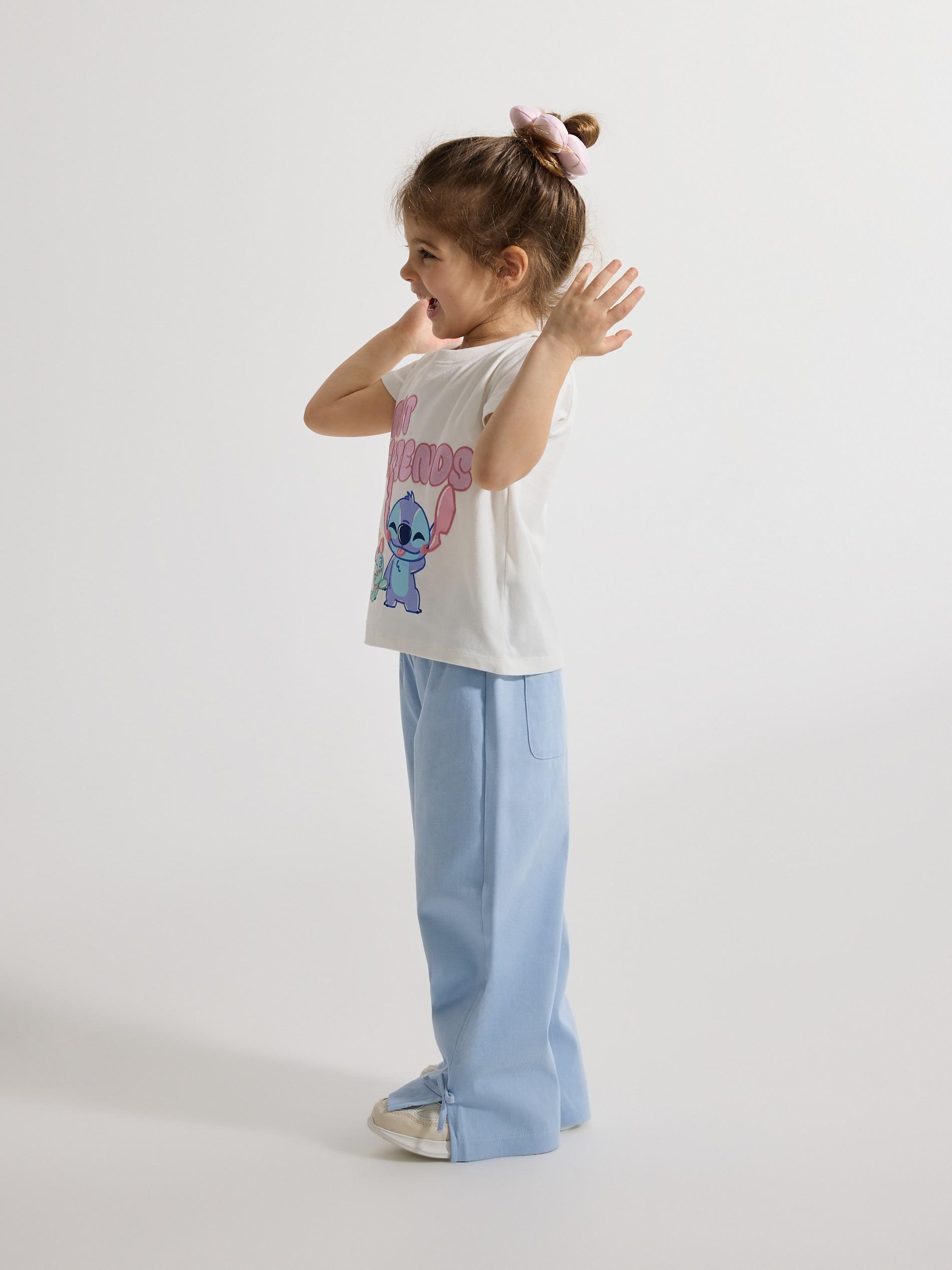 Blue Pants With Bows, Blue, large image number 4