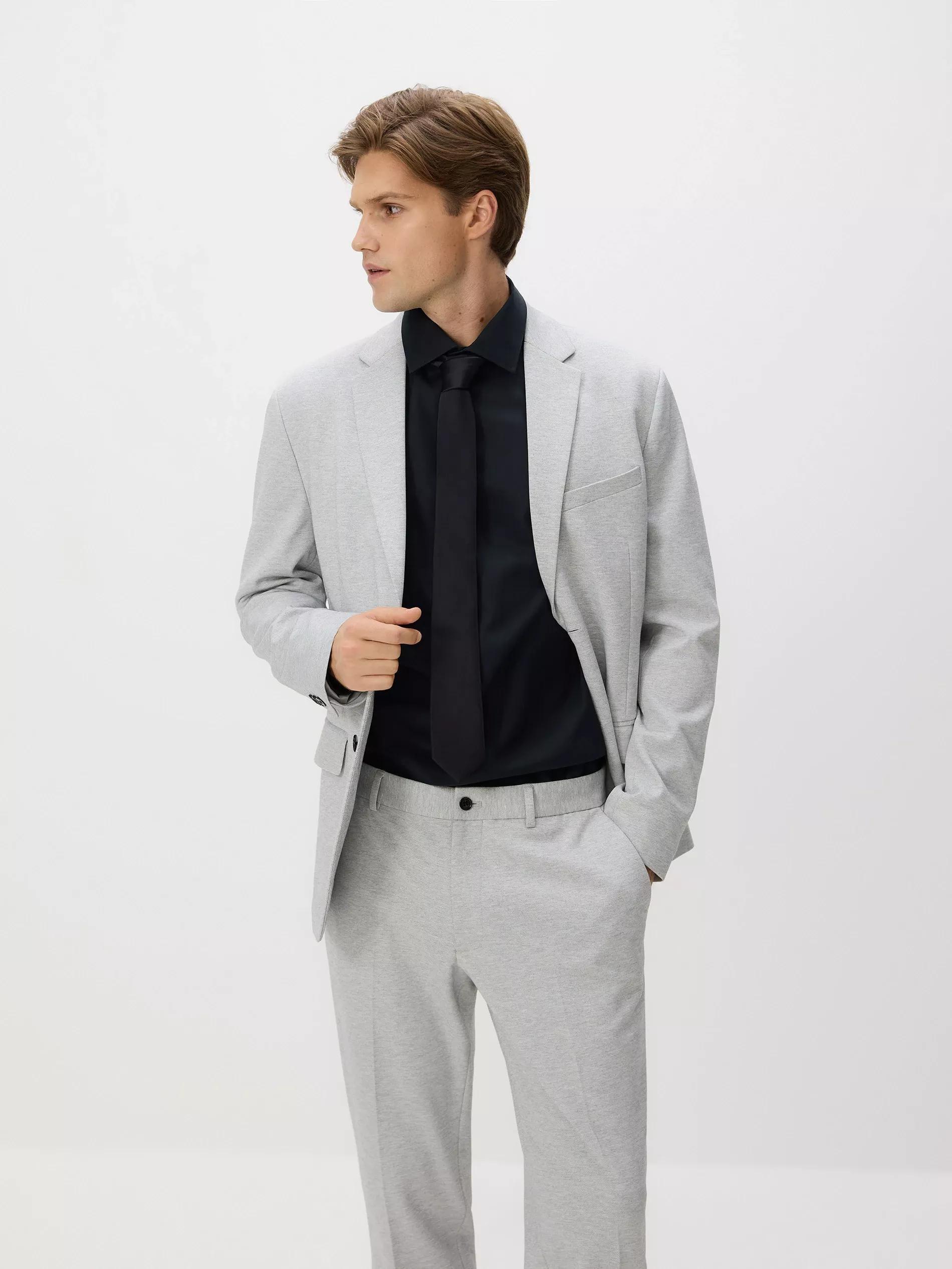 Grey Trousers, Light grey, large image number 1