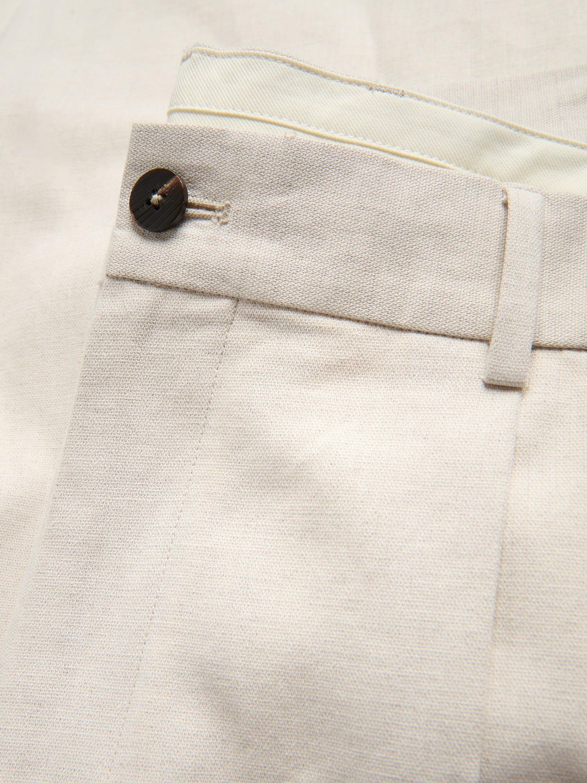 Cream Wide Leg Trousers, Ivory, large image number 4
