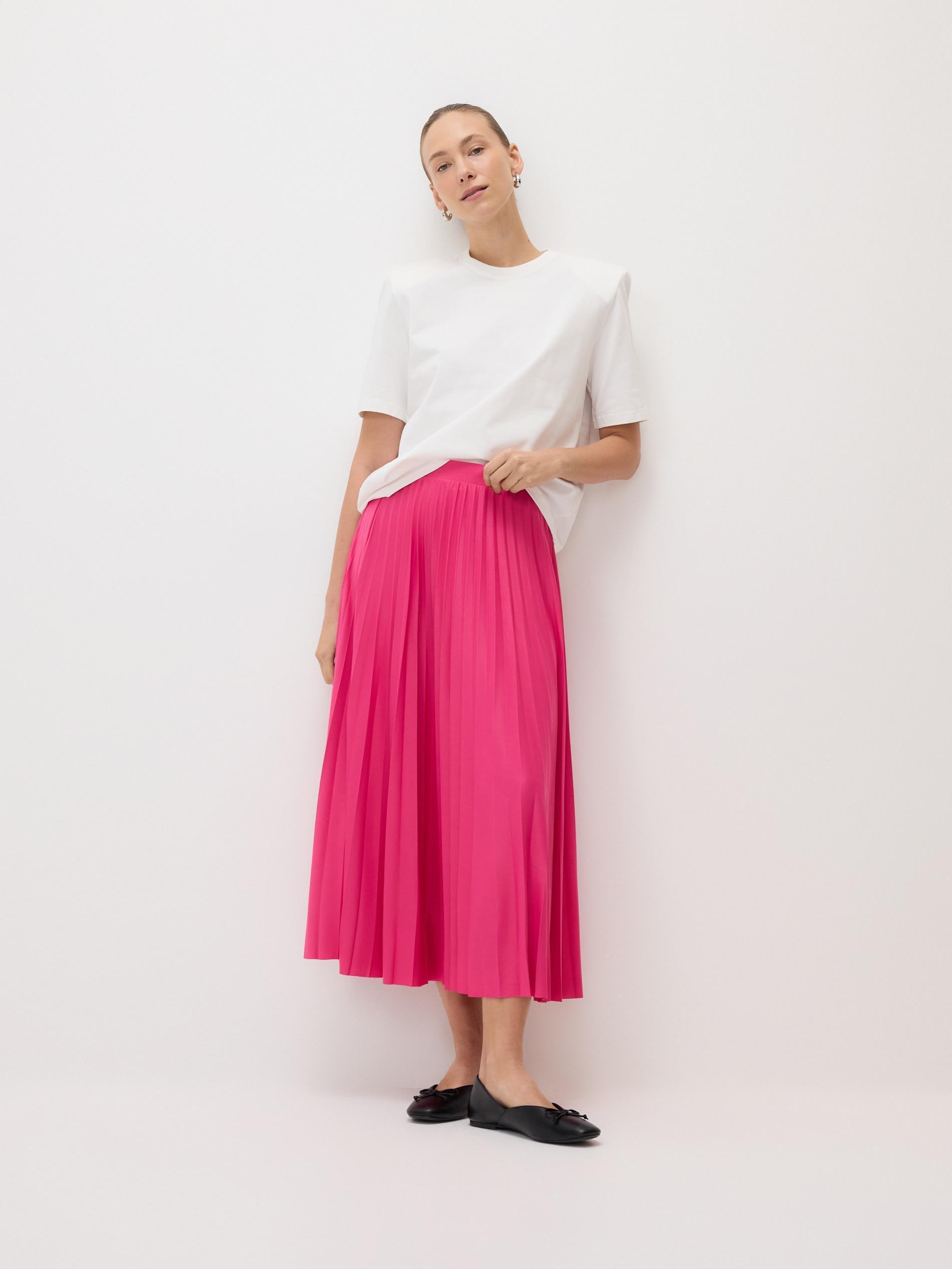 Pink Pleated Skirt, Purple, large image number 2