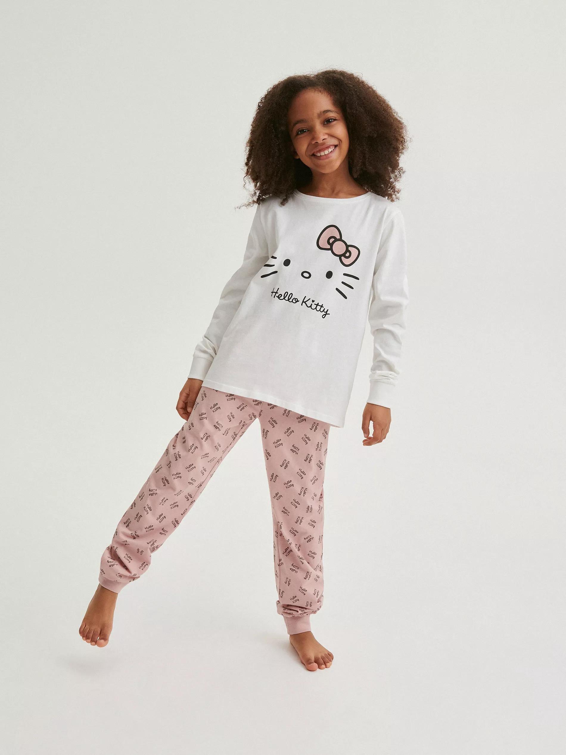 pastel pink Two piece pyjama set, , large image number 1