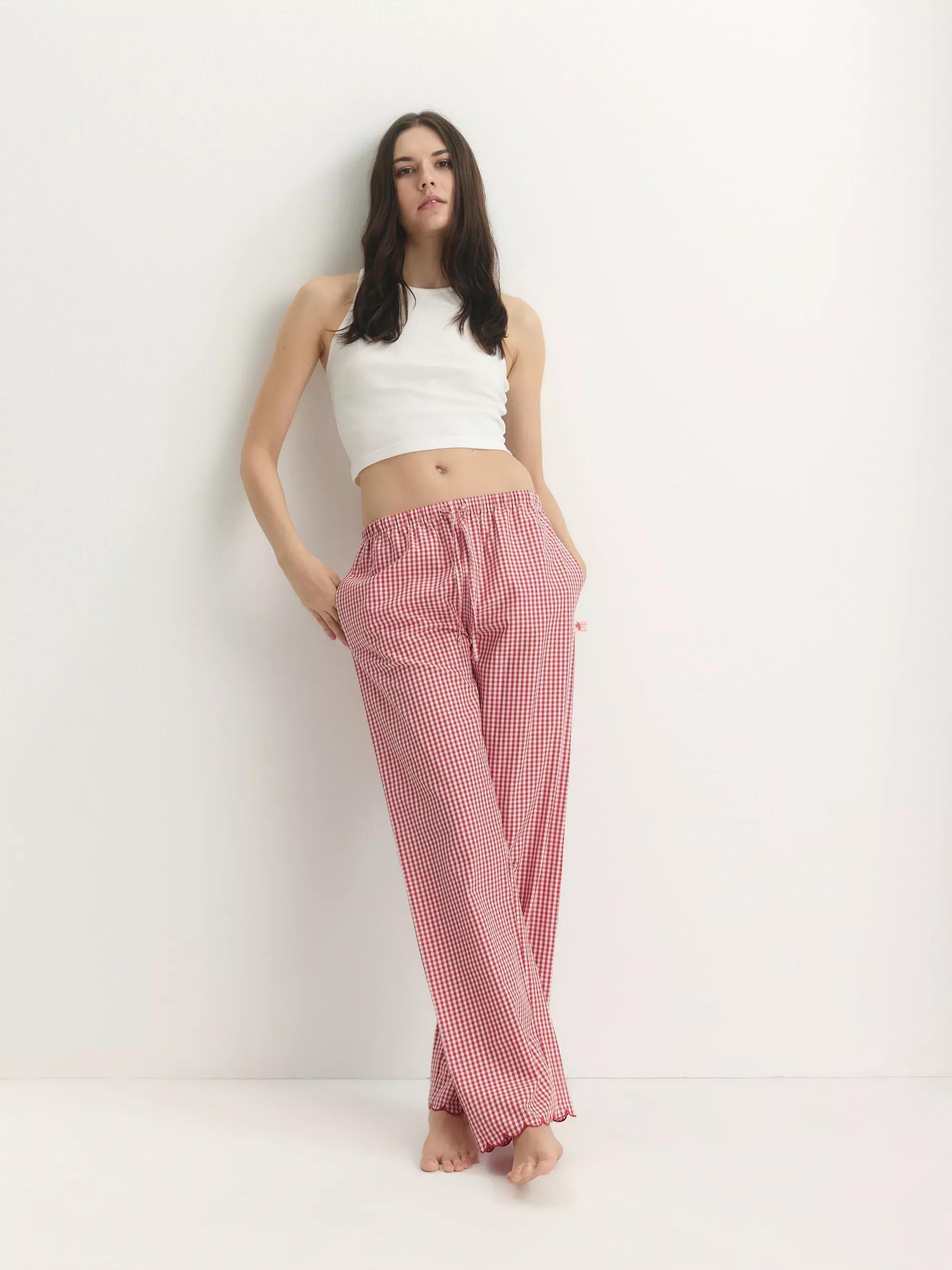 Red Pj Trousers, Red, large image number 3