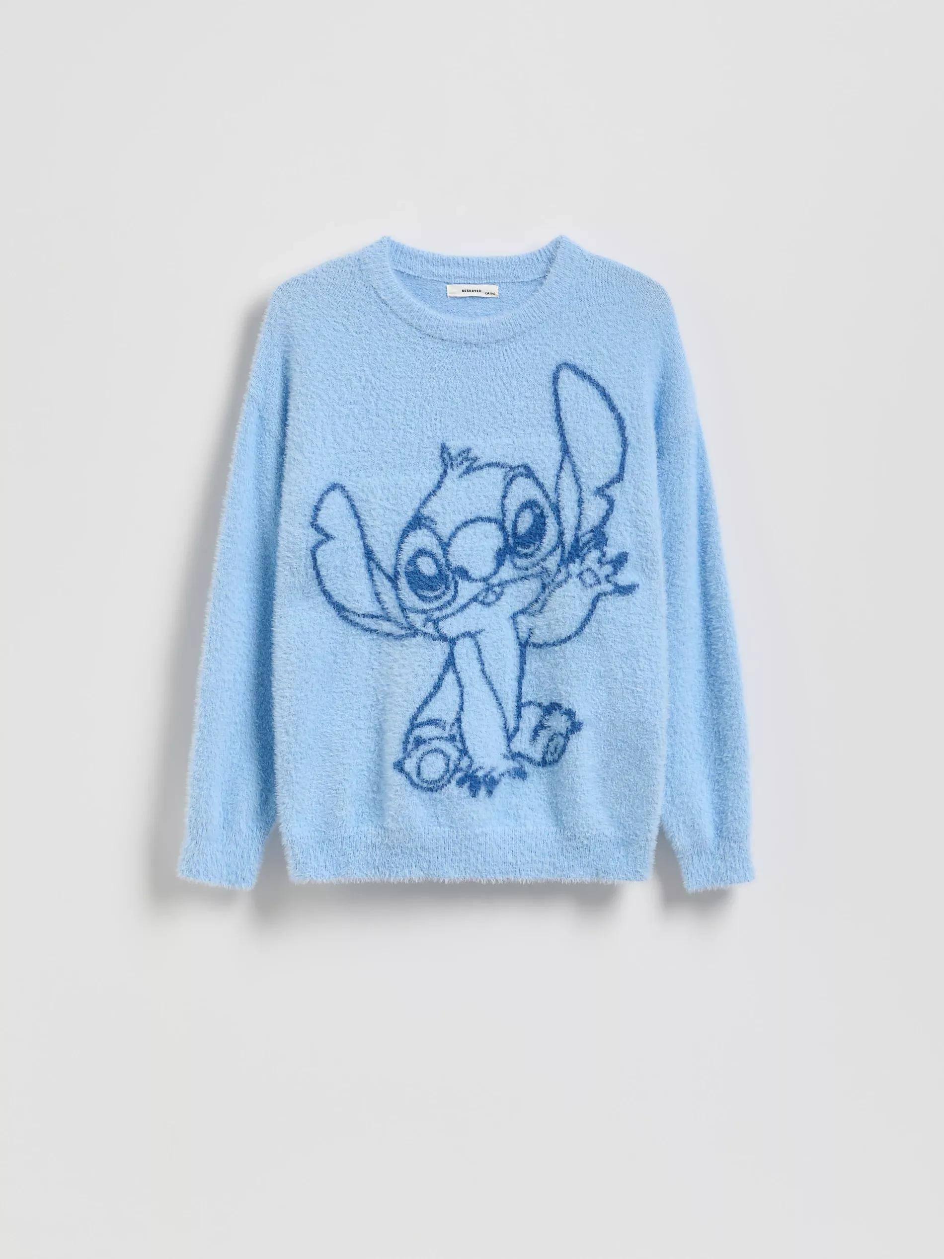 Blue Sweater, Kids Girl, Blue, large image number 0