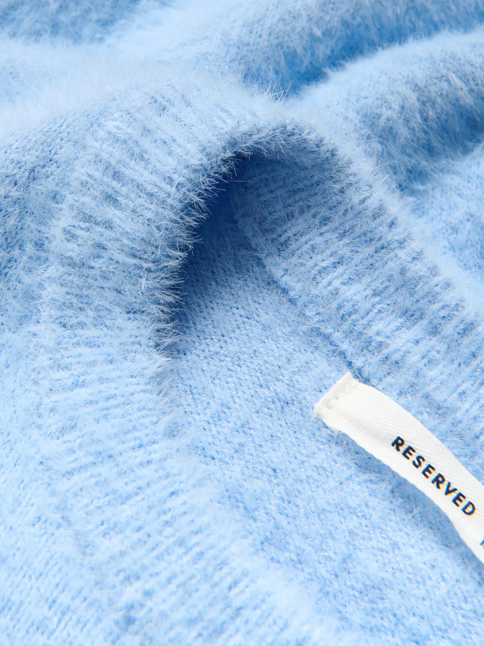 Blue Sweater, Kids Girl, Blue, large image number 1