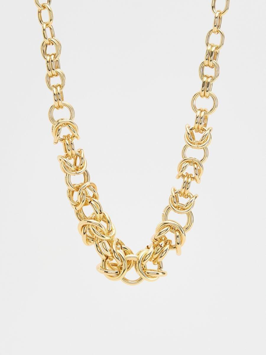 Gold Necklace, Golden, large image number 1
