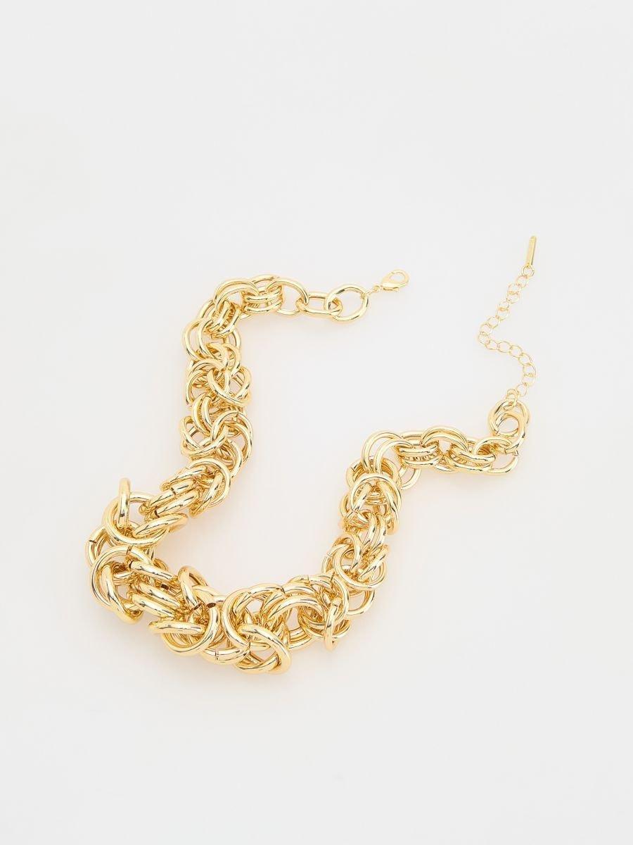 Gold Necklace, Golden, large image number 2