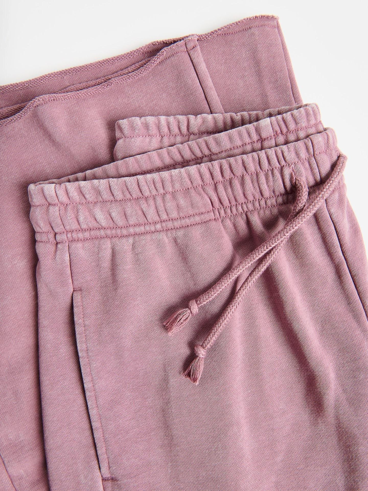 Pink Sweatpants With Wash Effect, Pink, large image number 5
