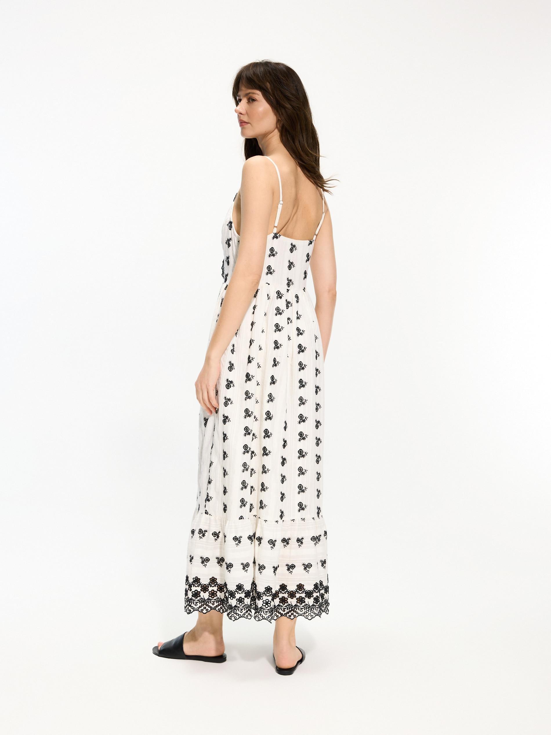 Multicolour Cotton Dress, Multicolor, medium