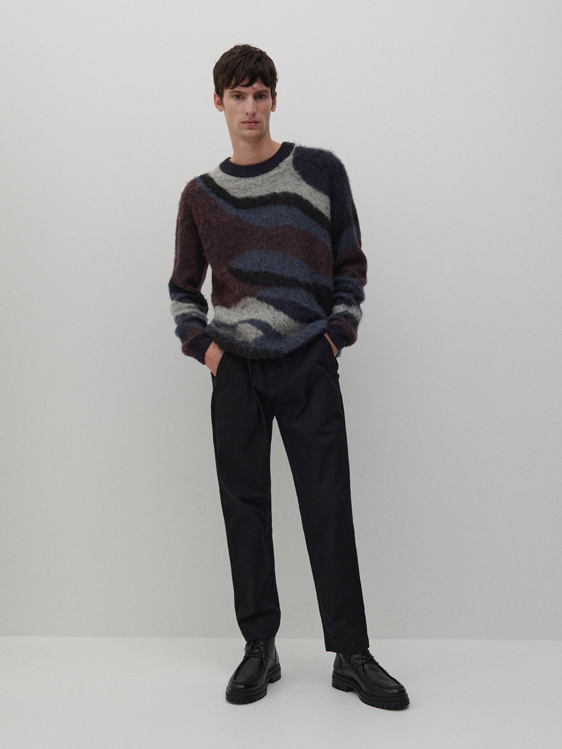 Black Pants With Straight Legs, Men, , large image number 1