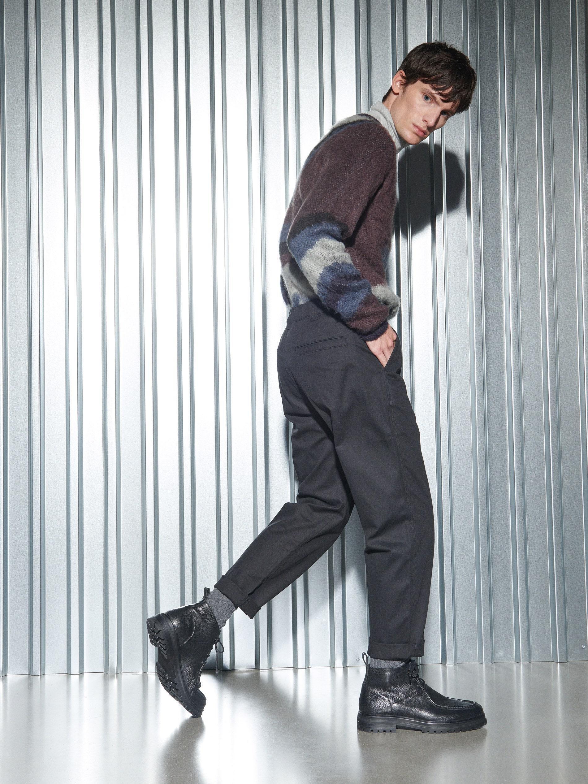 Black Pants With Straight Legs, Men, , large image number 5