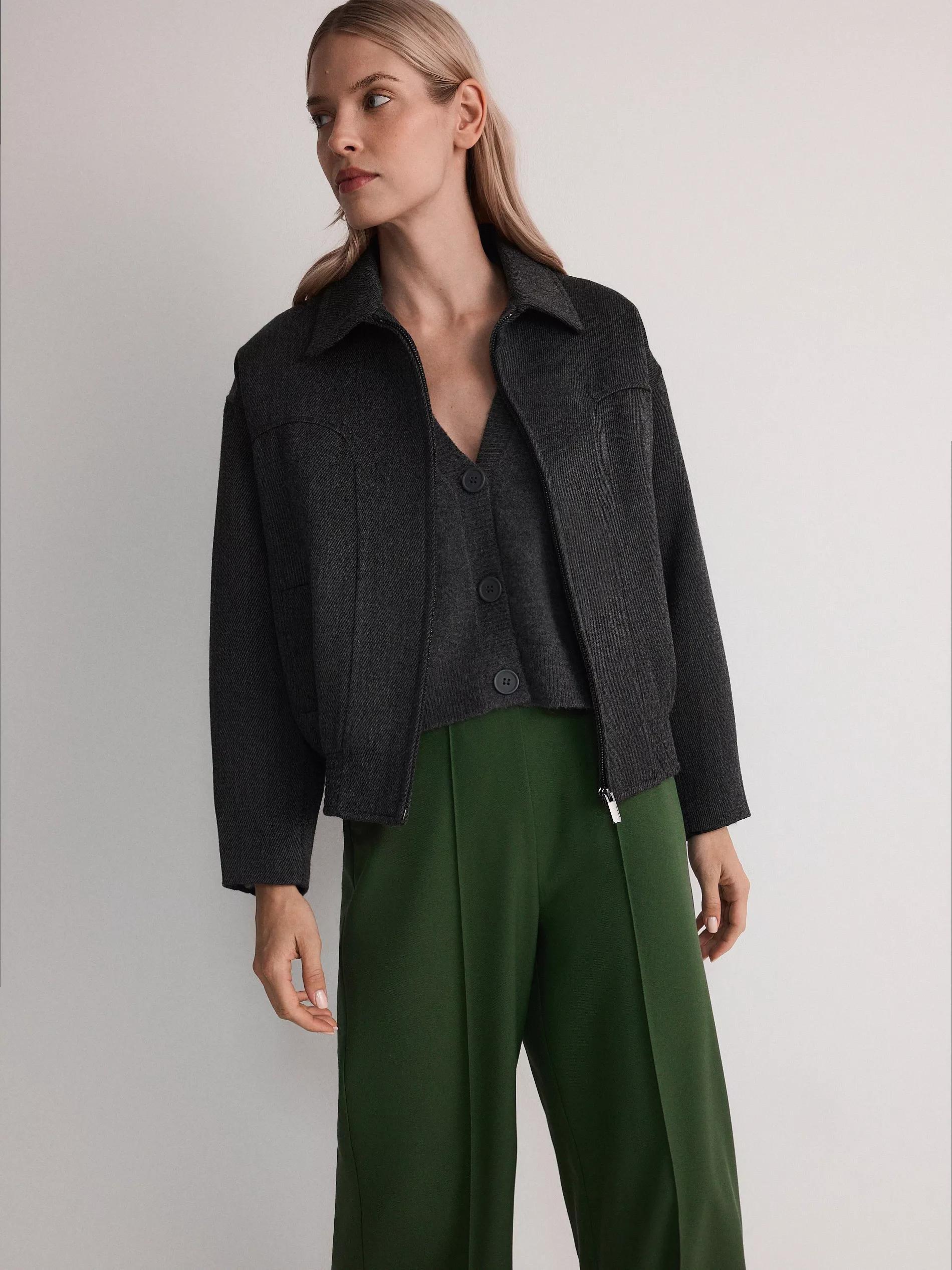 Green Striped Culottes, , large image number 2