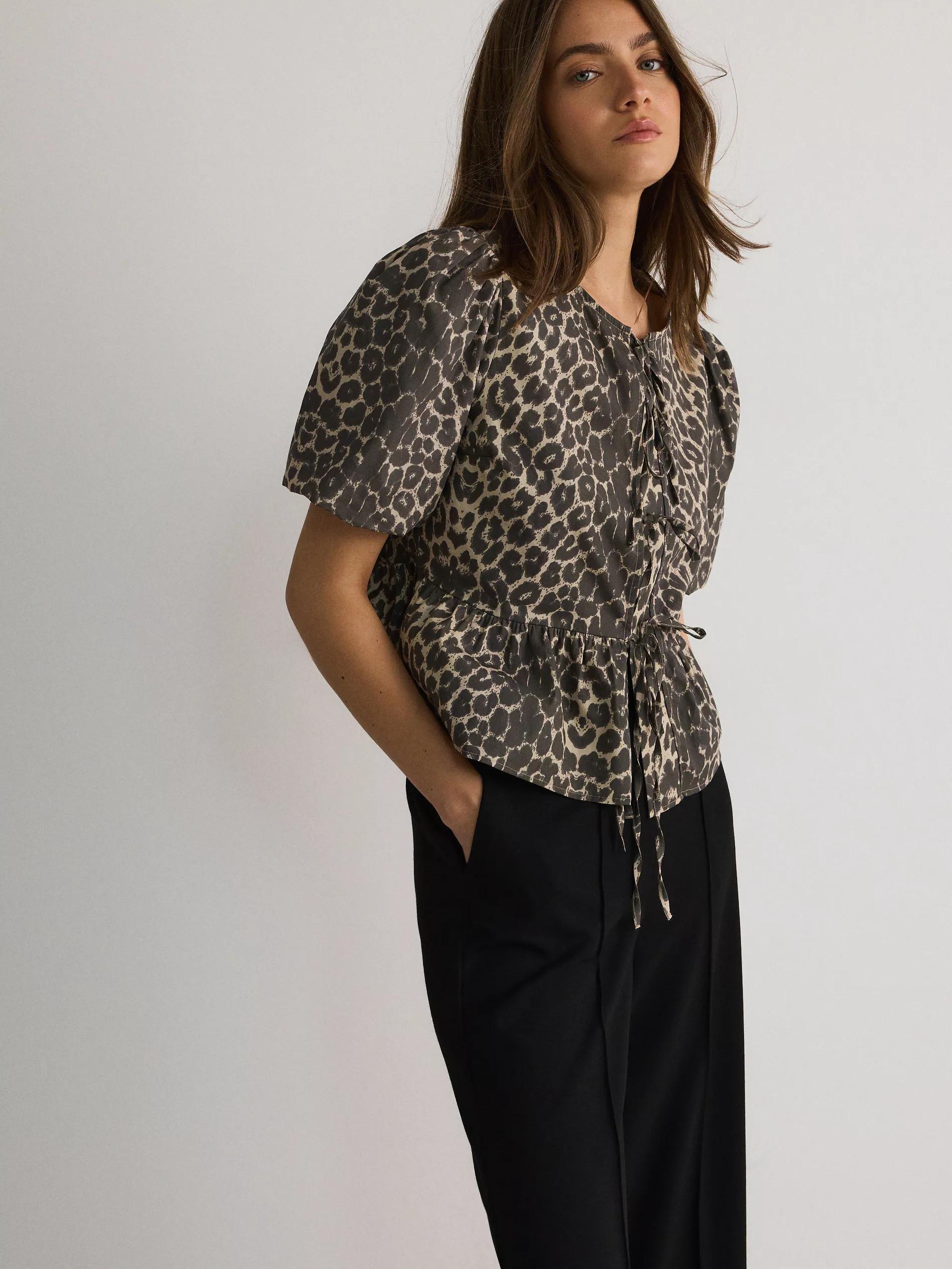 Black Striped Culottes, , large image number 1