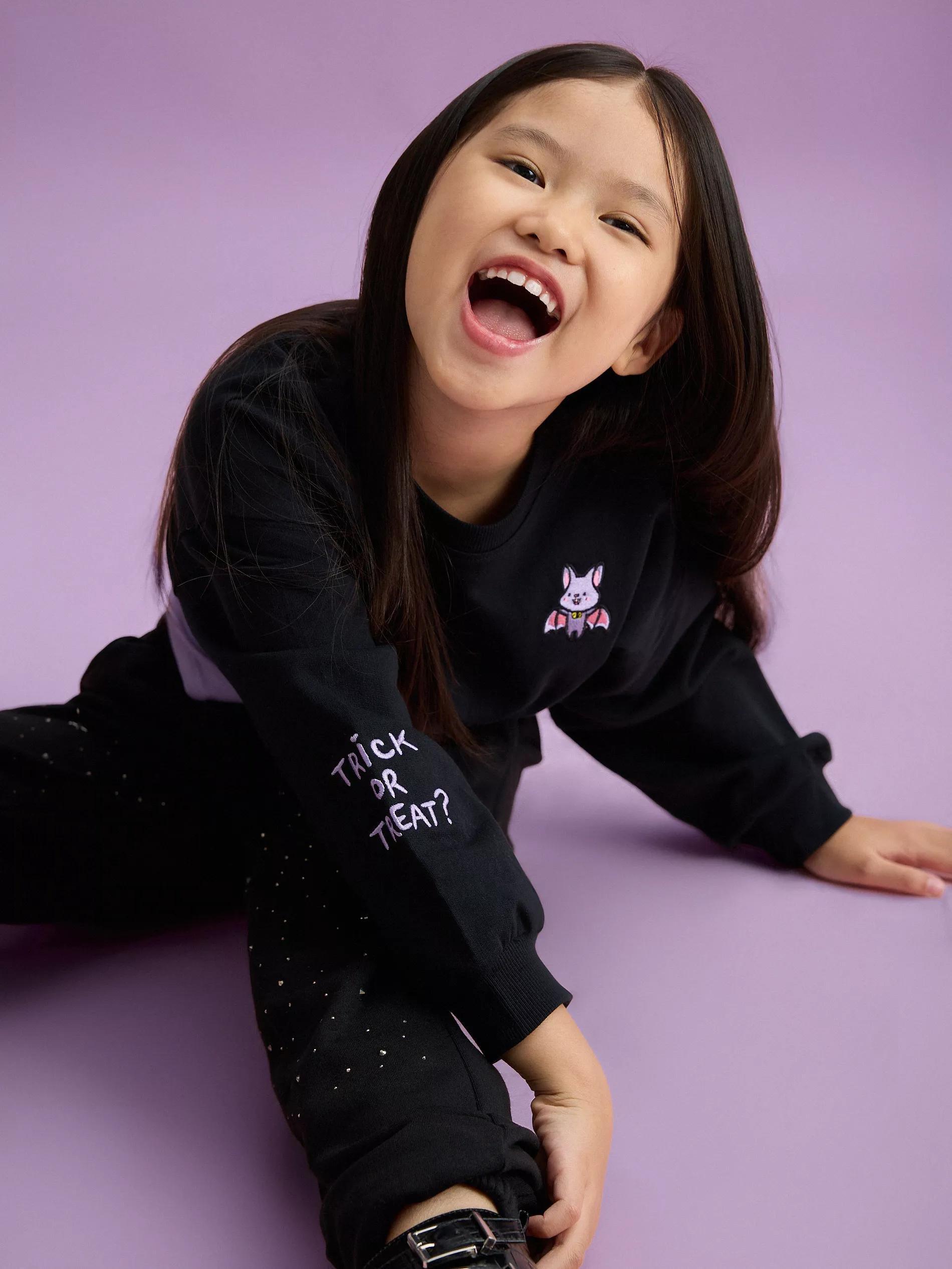 Black Blouse, Kids Girl, , large image number 2