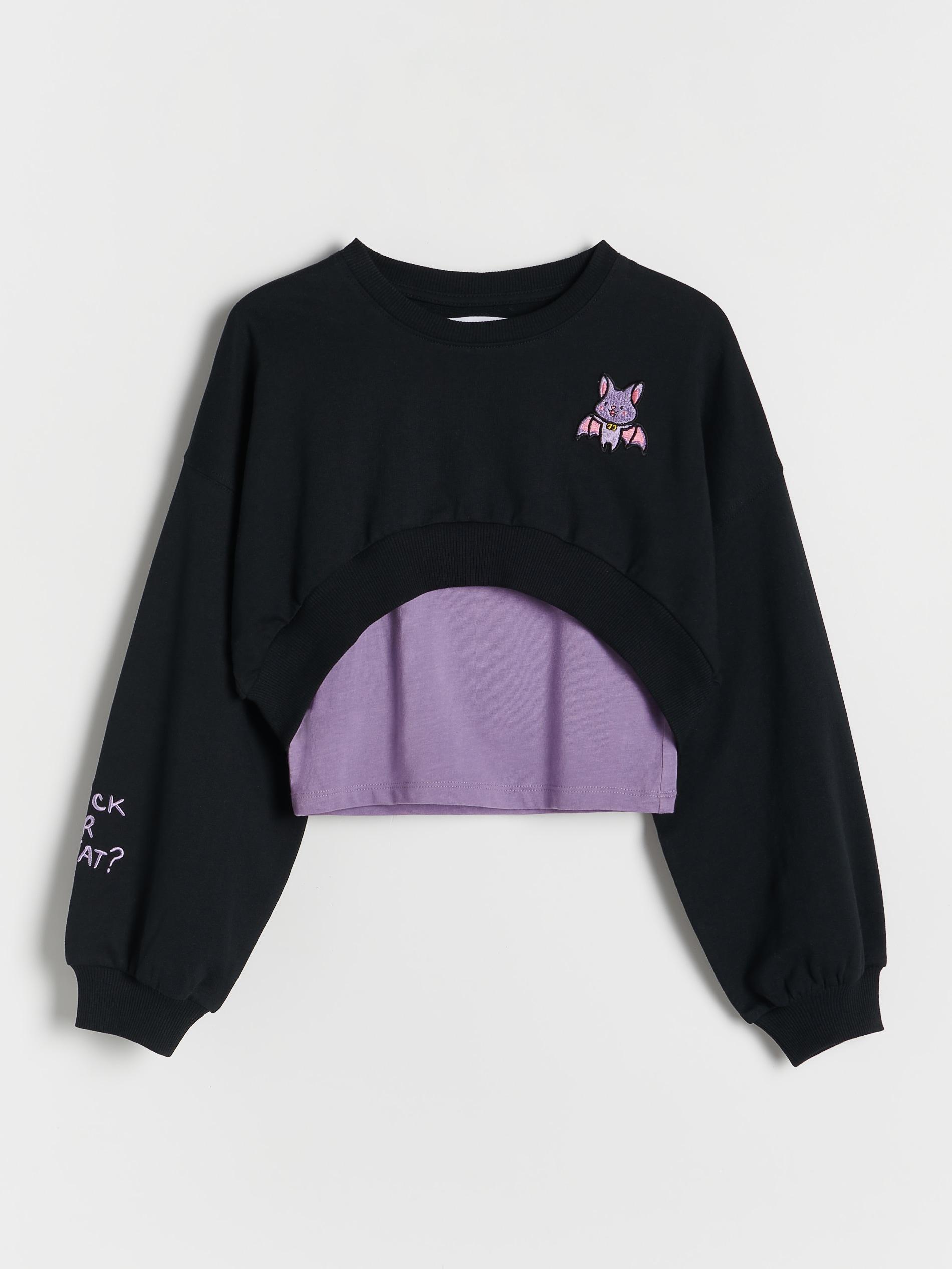 Black Blouse, Kids Girl, , large image number 3