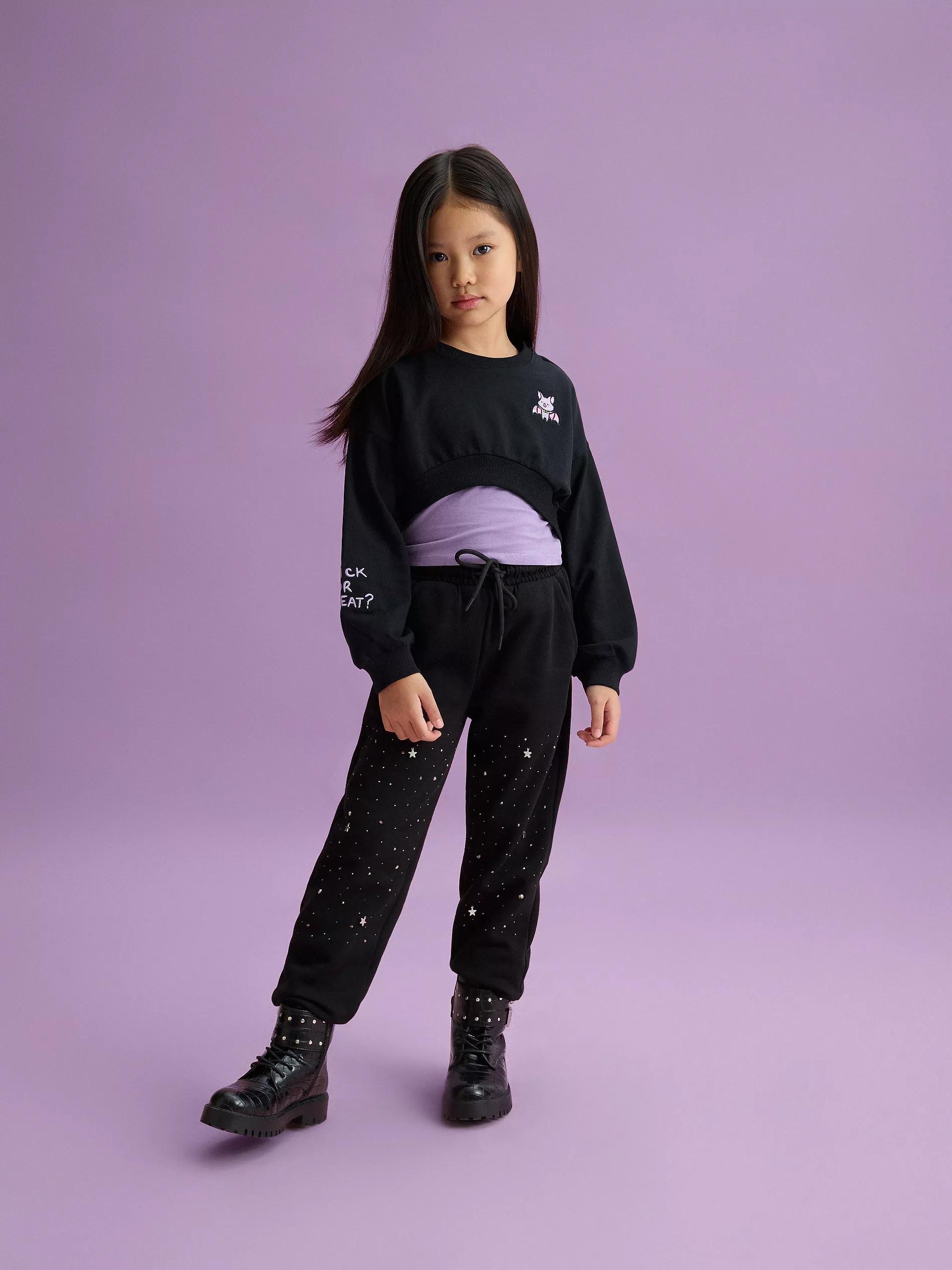 Black Blouse, Kids Girl, , large image number 6