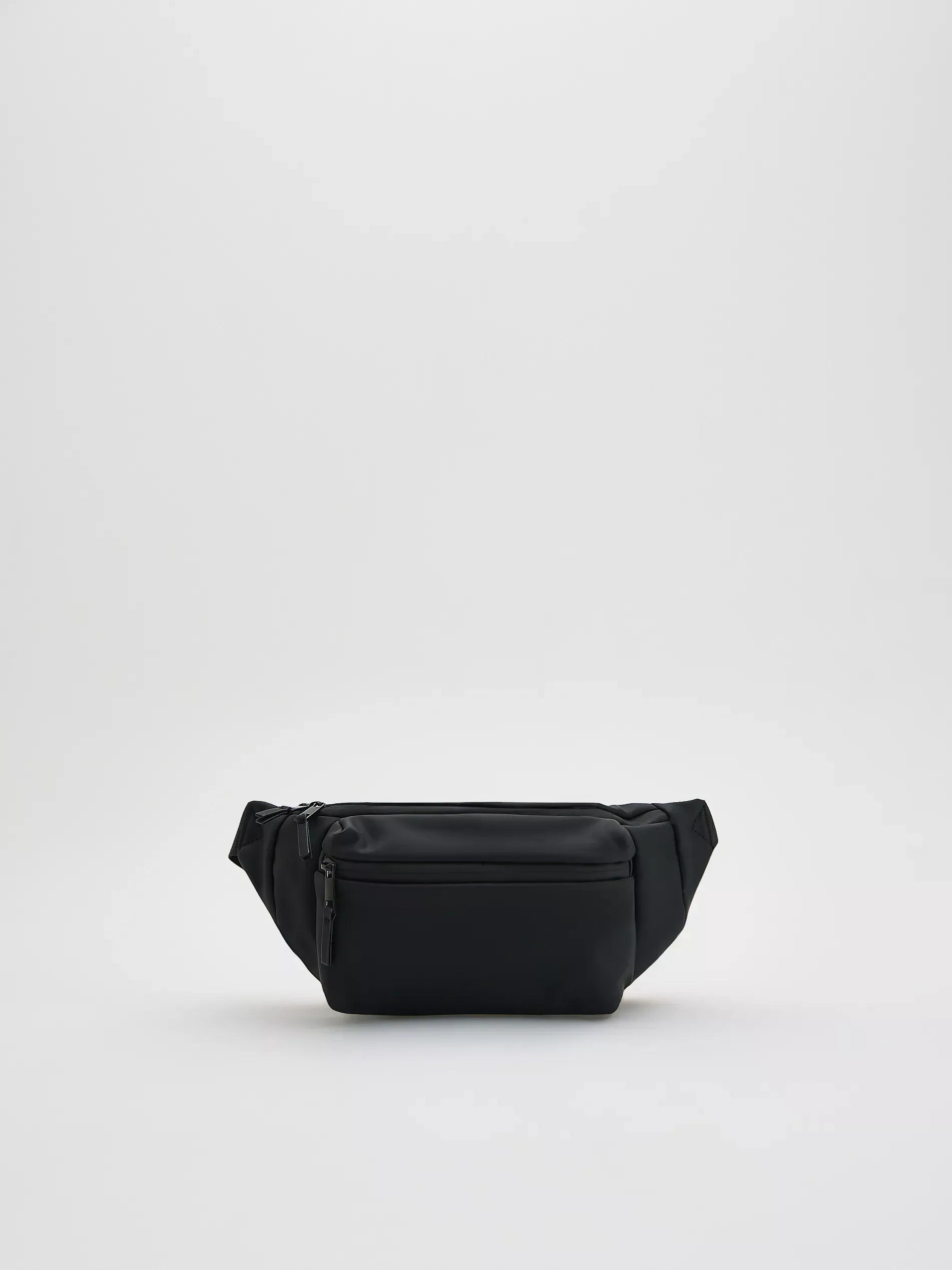 Black Bum Bag, Black, medium