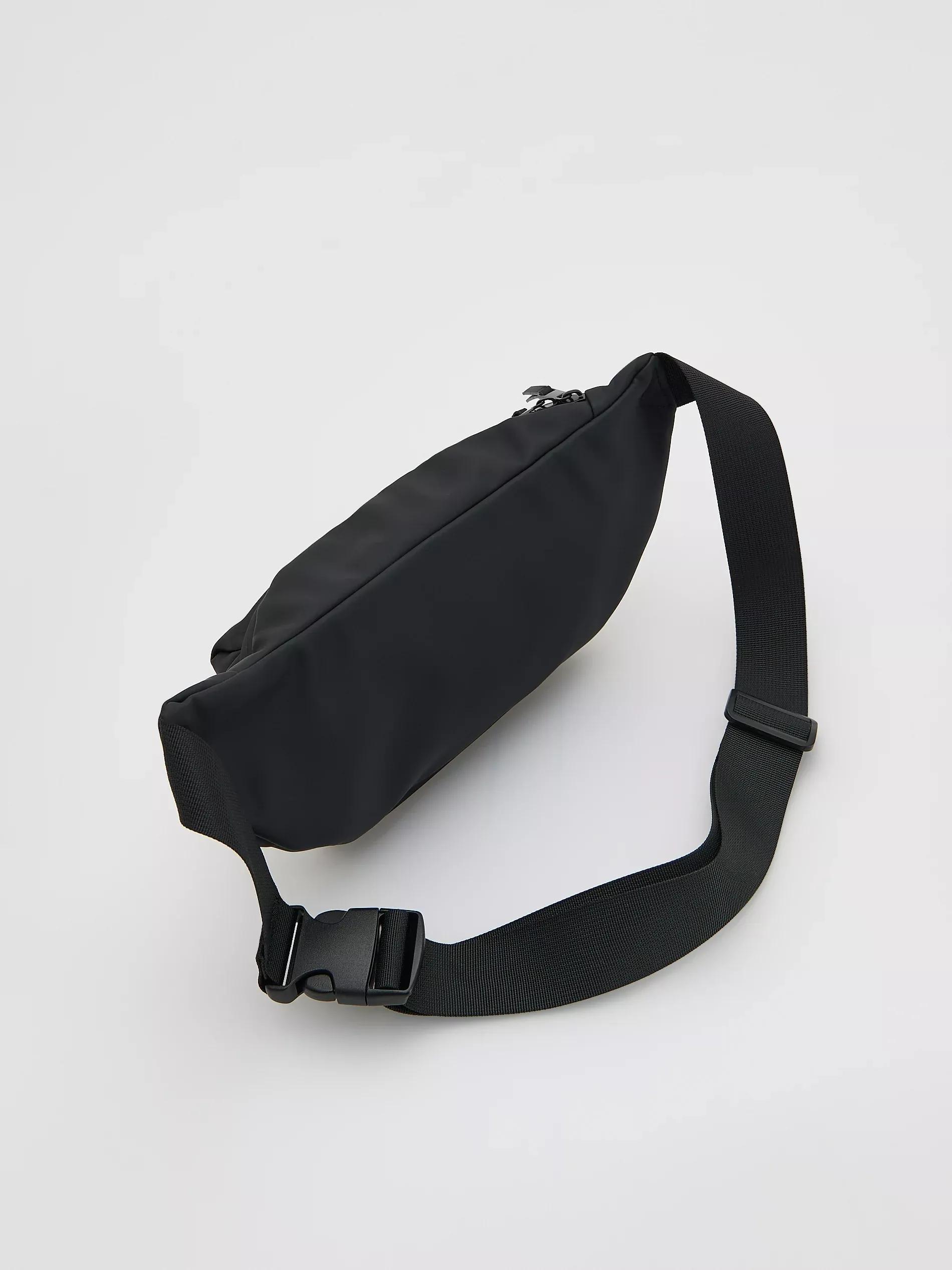 Black Bum Bag, Black, large image number 1