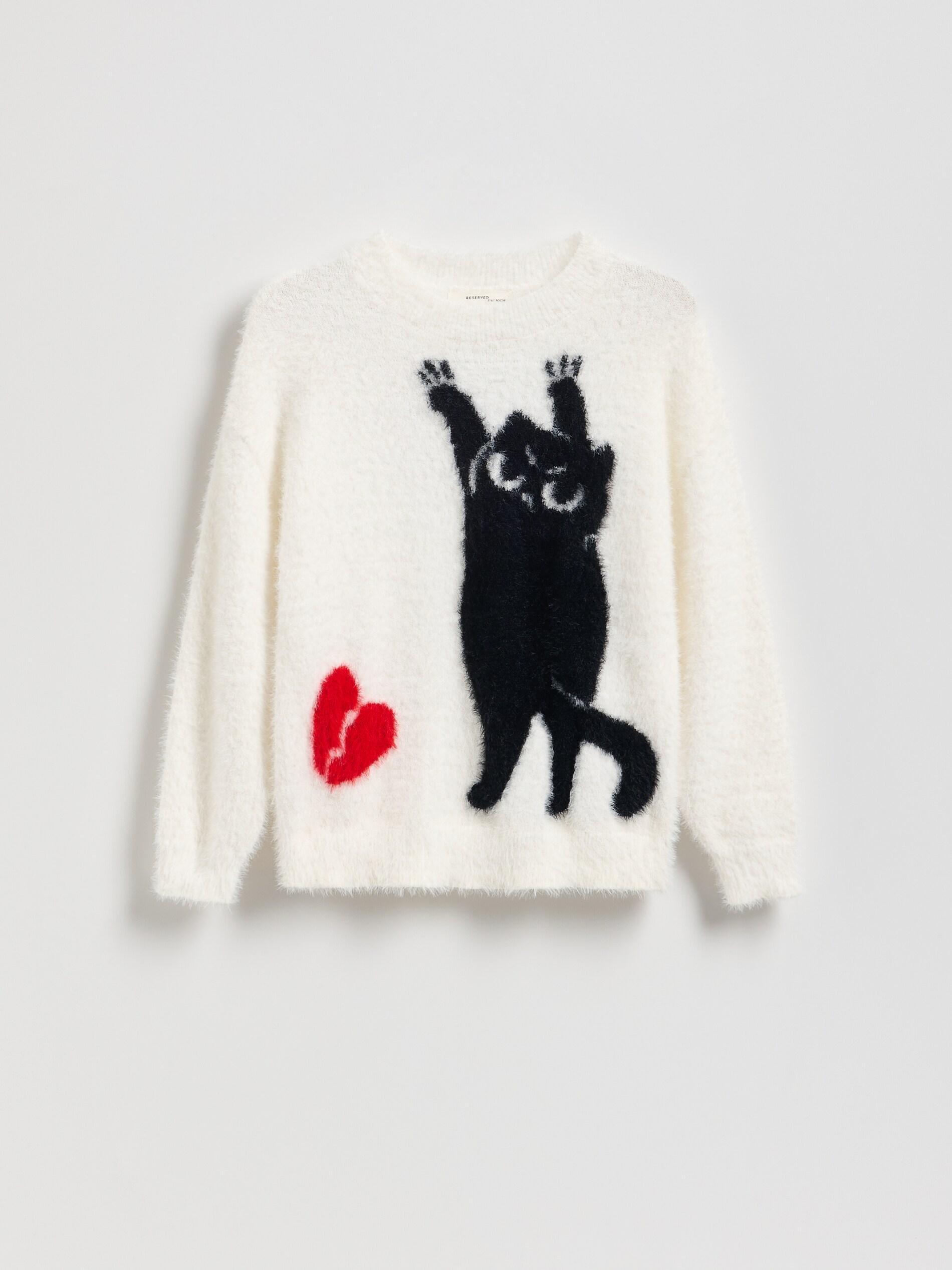 Multicolour Jumper With Applique, Kids Girls, Multicolor, large image number 2
