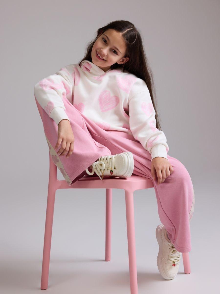 Pink Side Striped Pants, , large image number 1