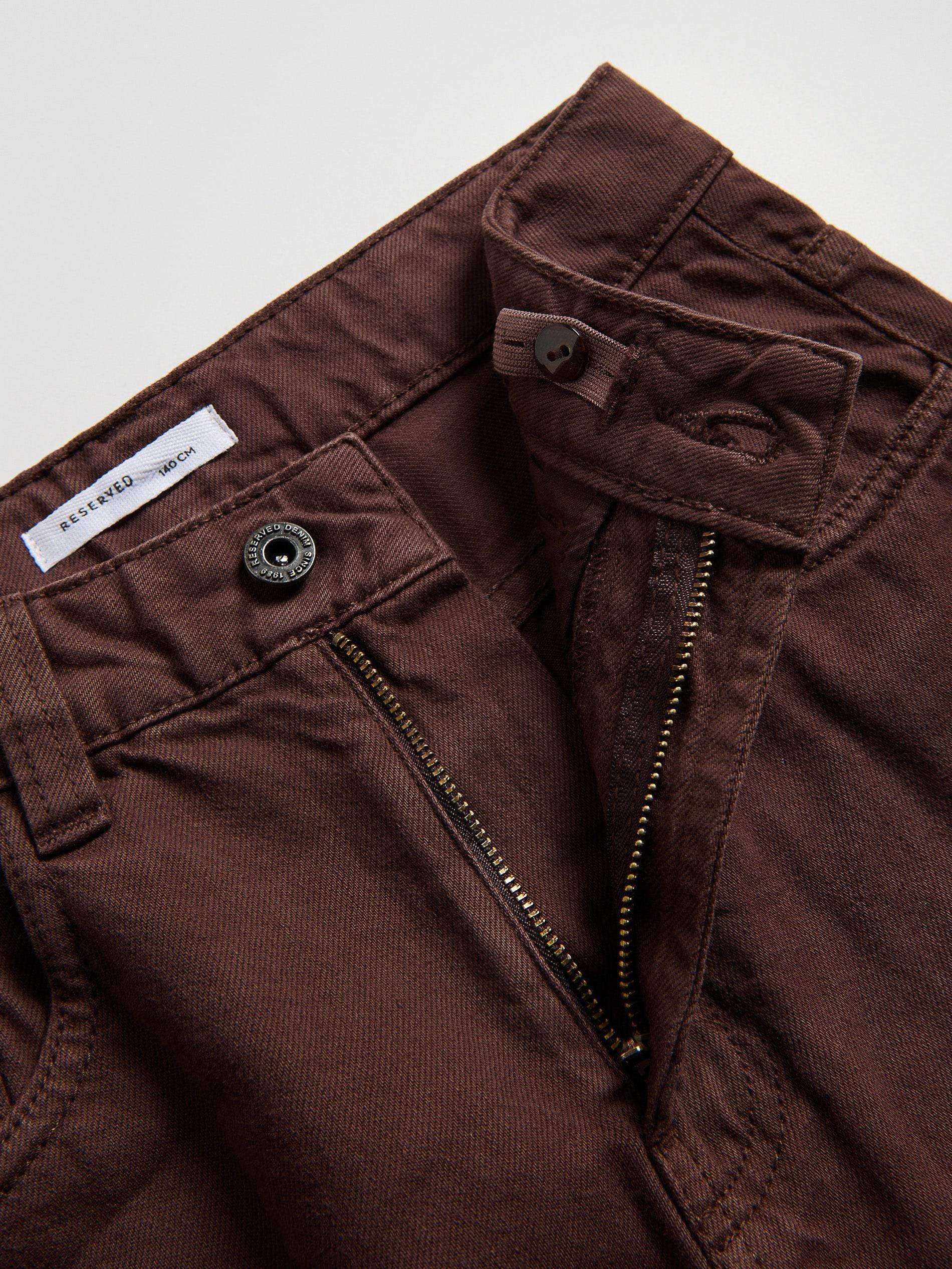BROWN Relaxed fit jeans, No Colour, large image number 1