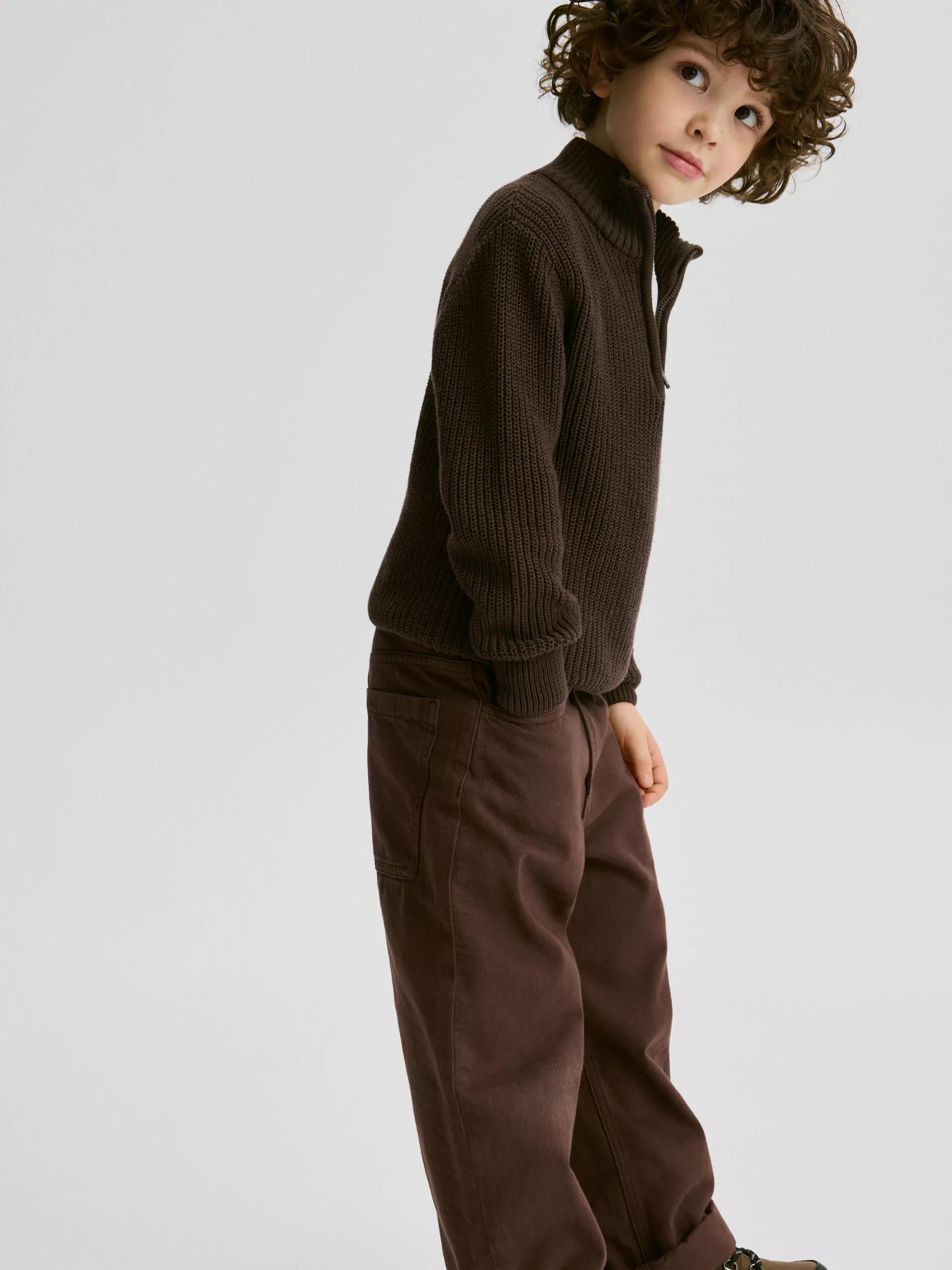 BROWN Relaxed fit jeans, No Colour, large image number 3