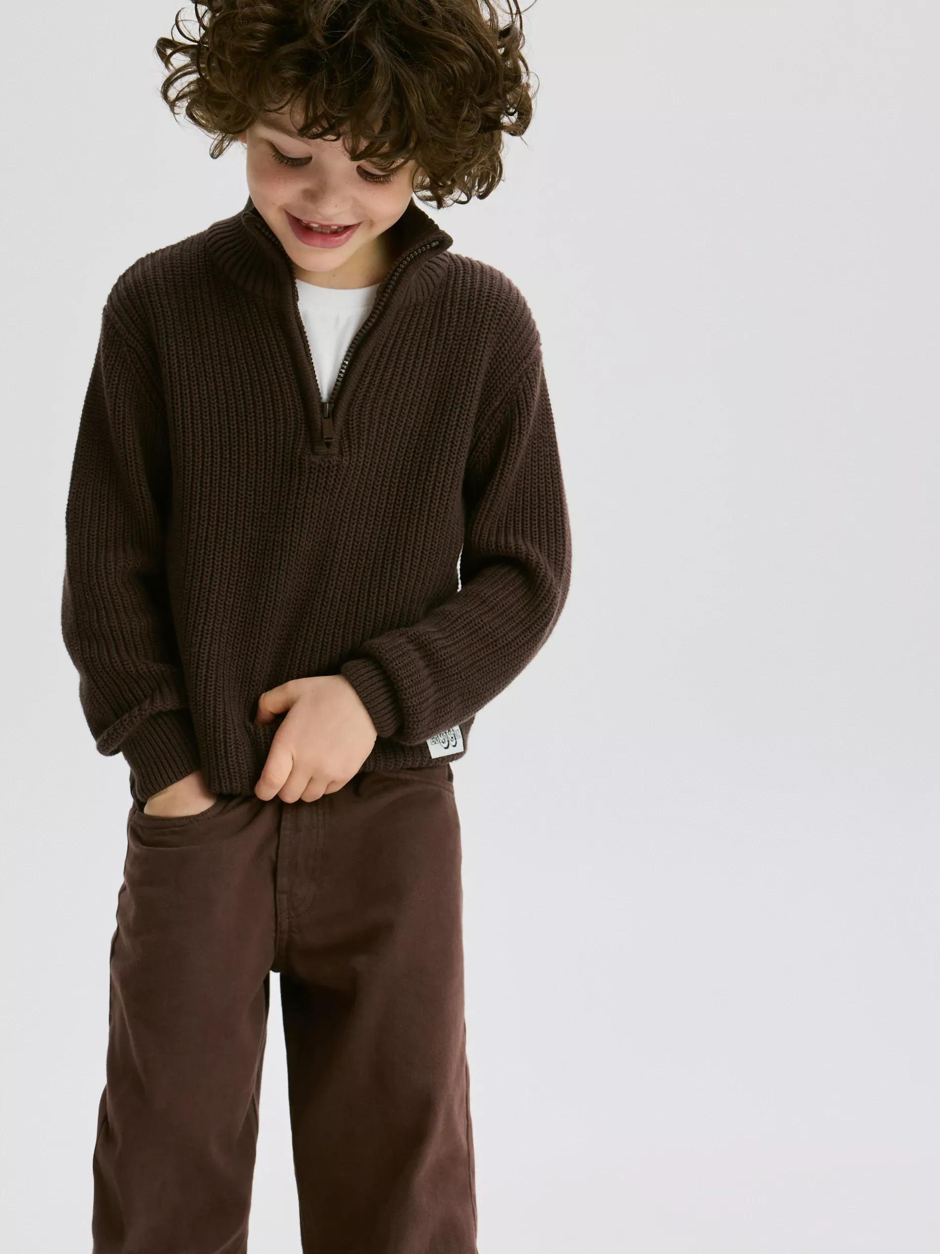 BROWN Relaxed fit jeans, No Colour, large image number 4