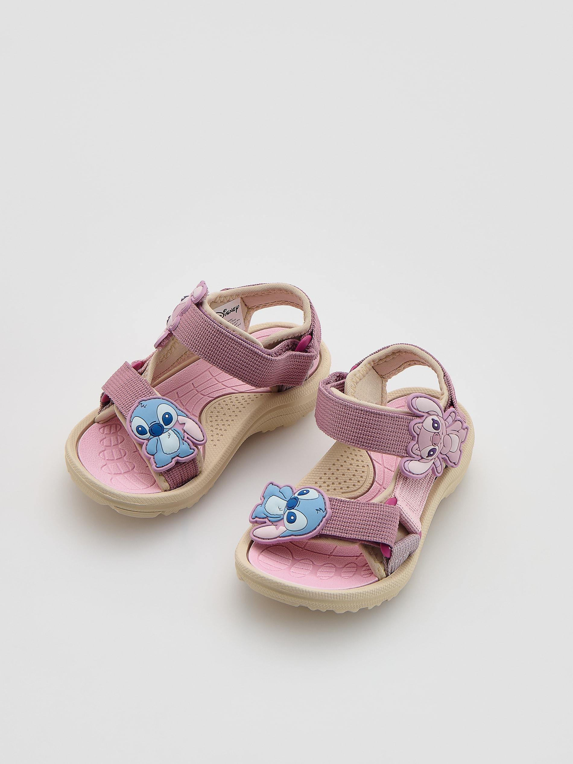 Pink Lightweight Lilo & Stitch Sandals, Pink, large image number 0