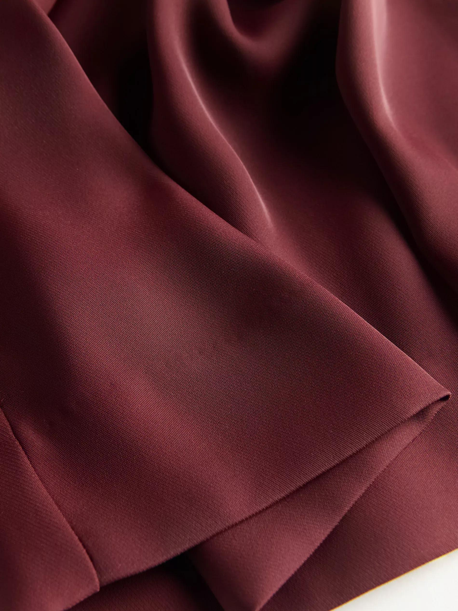Burgundy Pleated Pants, , large image number 2