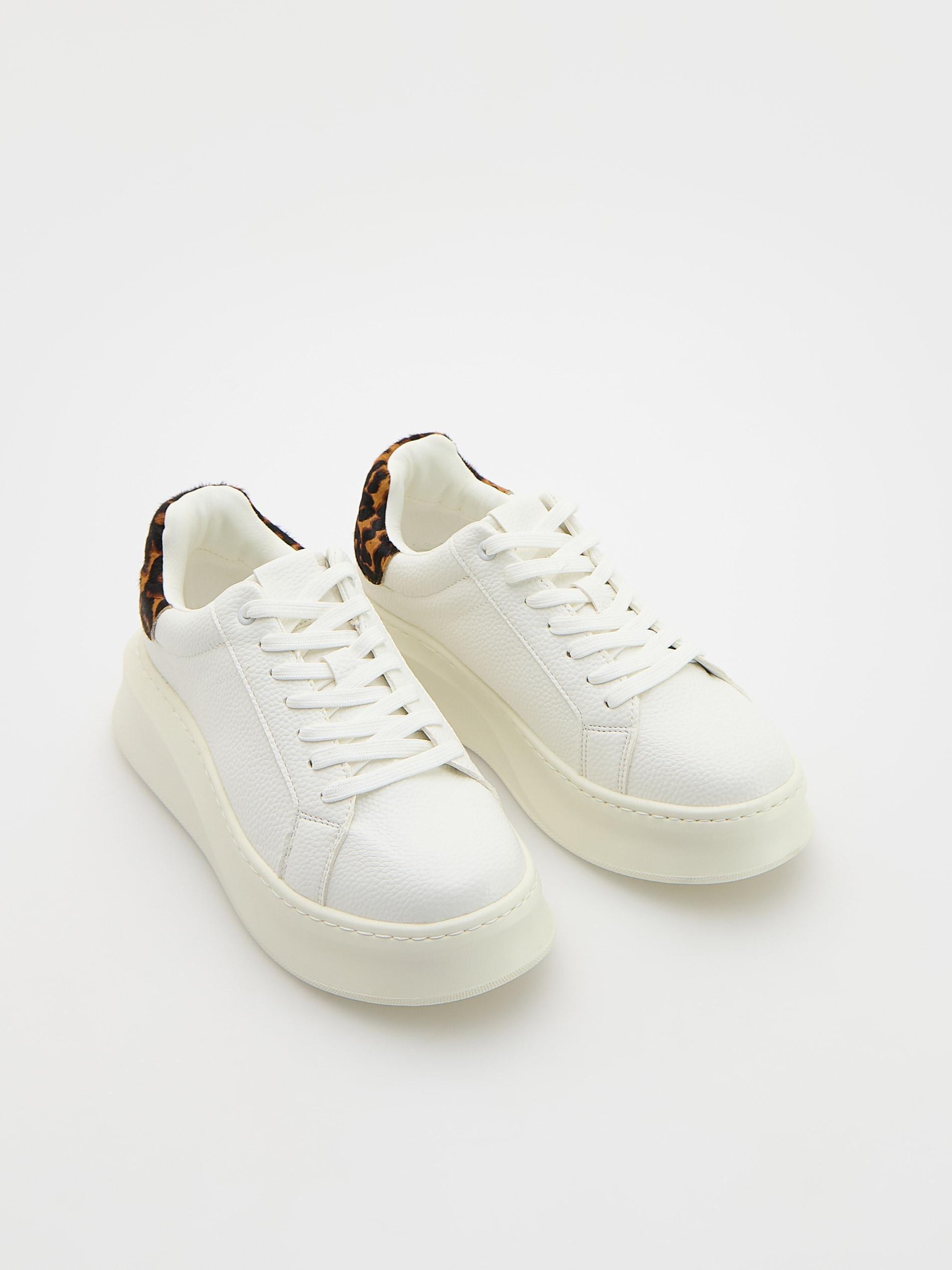 White Casual Sneakers, , large image number 2