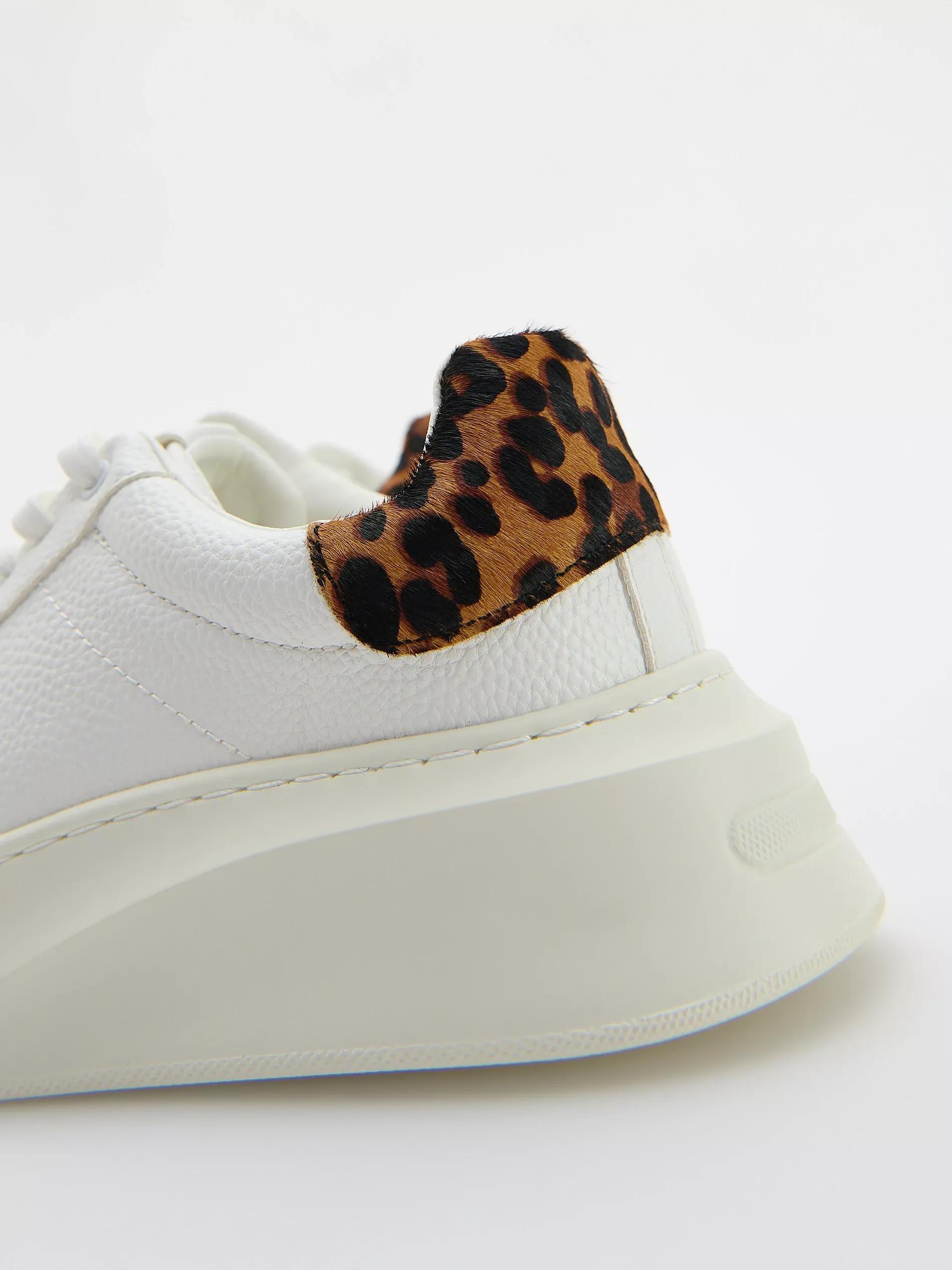 White Casual Sneakers, , large image number 3