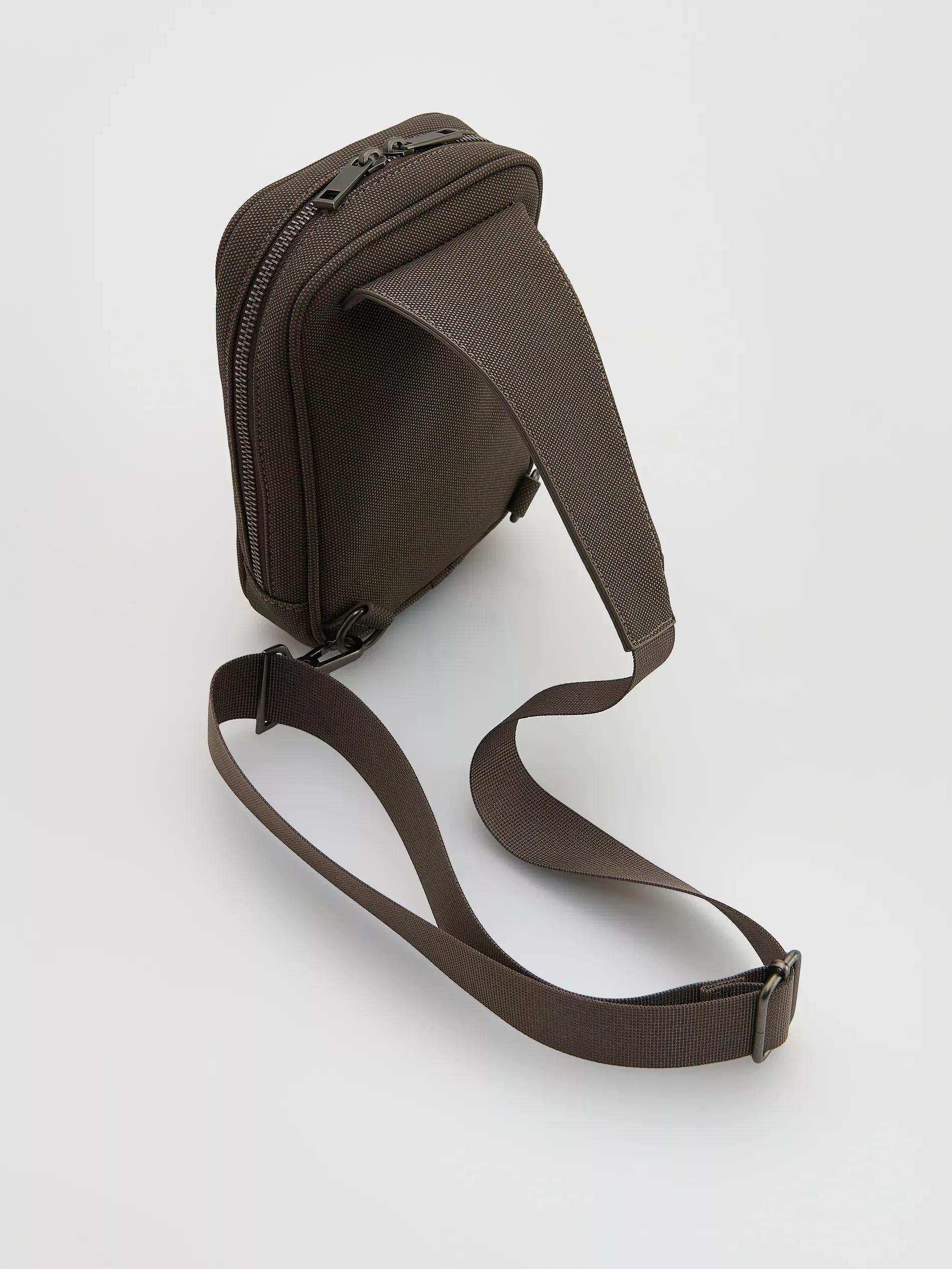 Brown Crossbody Pouch Bag, Brown, large image number 0