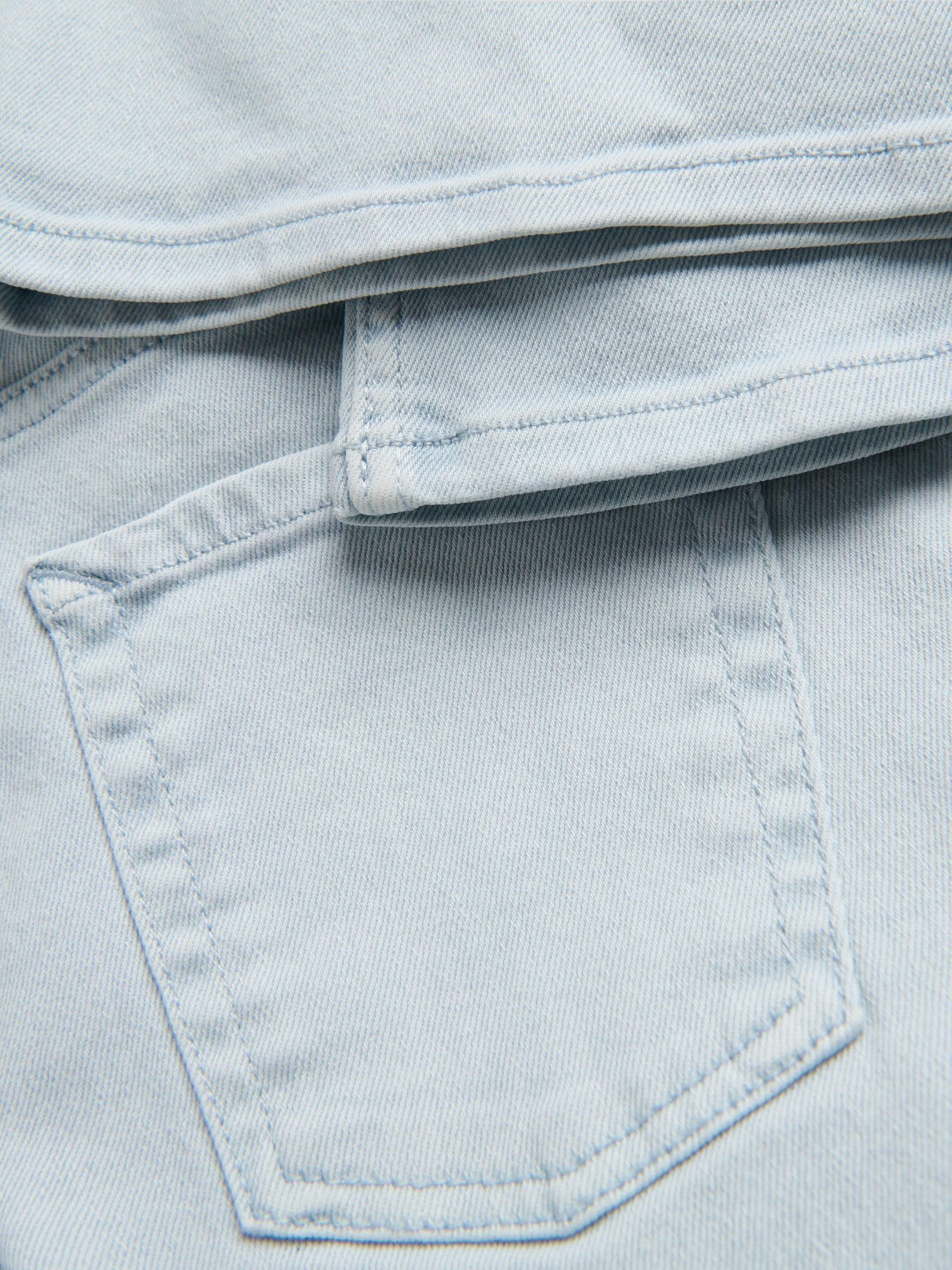 Blue High Waist Flare Jeans, Blue, large image number 6