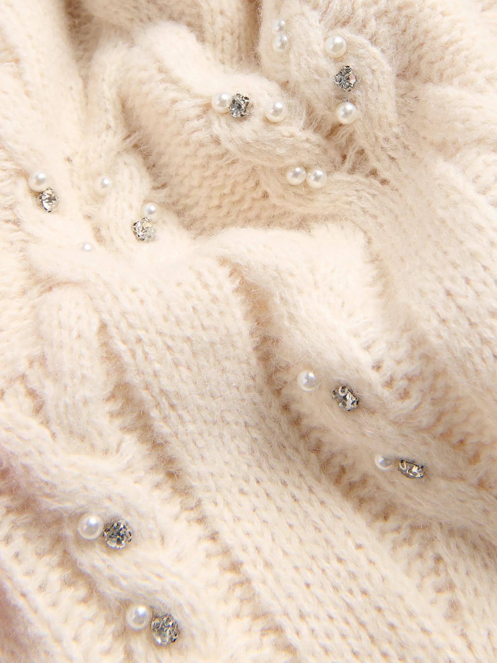 Cream Wool-Blend Jumper, Ivory, large image number 2