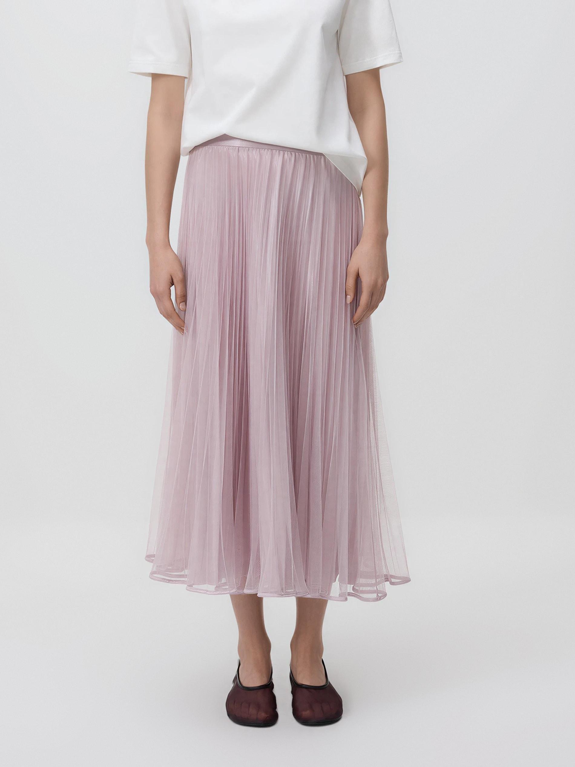 Pink Midi Skirt, Pink, large image number 0