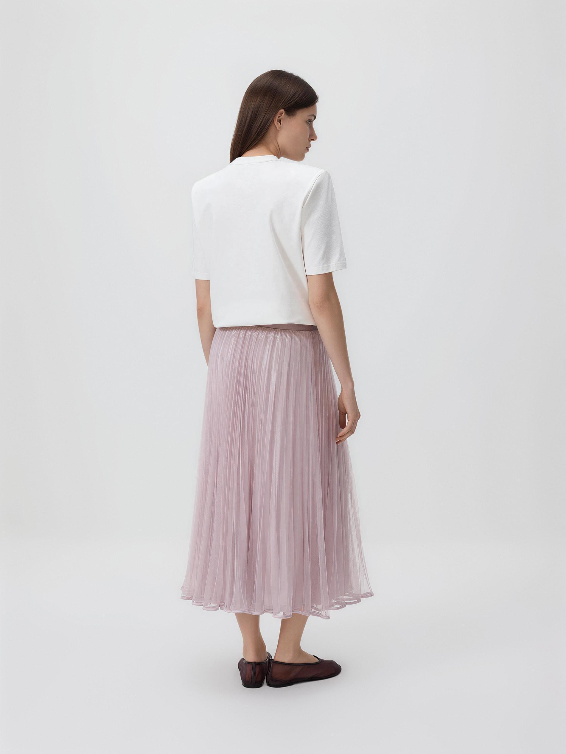 Pink Midi Skirt, Pink, large image number 2