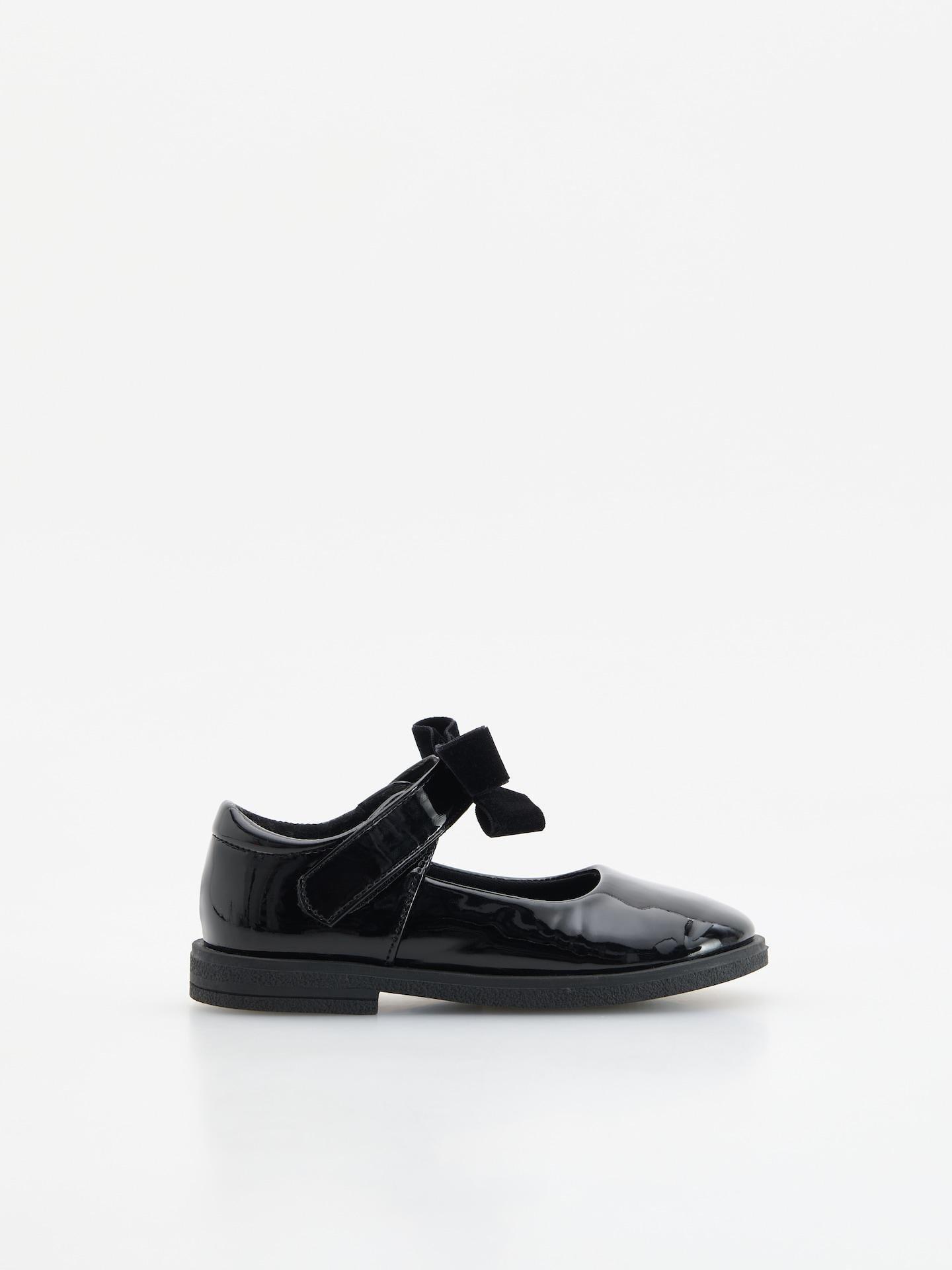 Black Patent Loafers, Black, medium