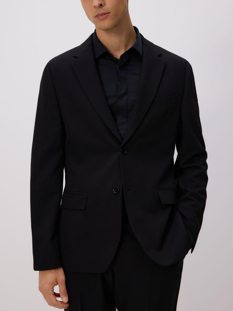 Slim fit blazer, Black, large image number 2