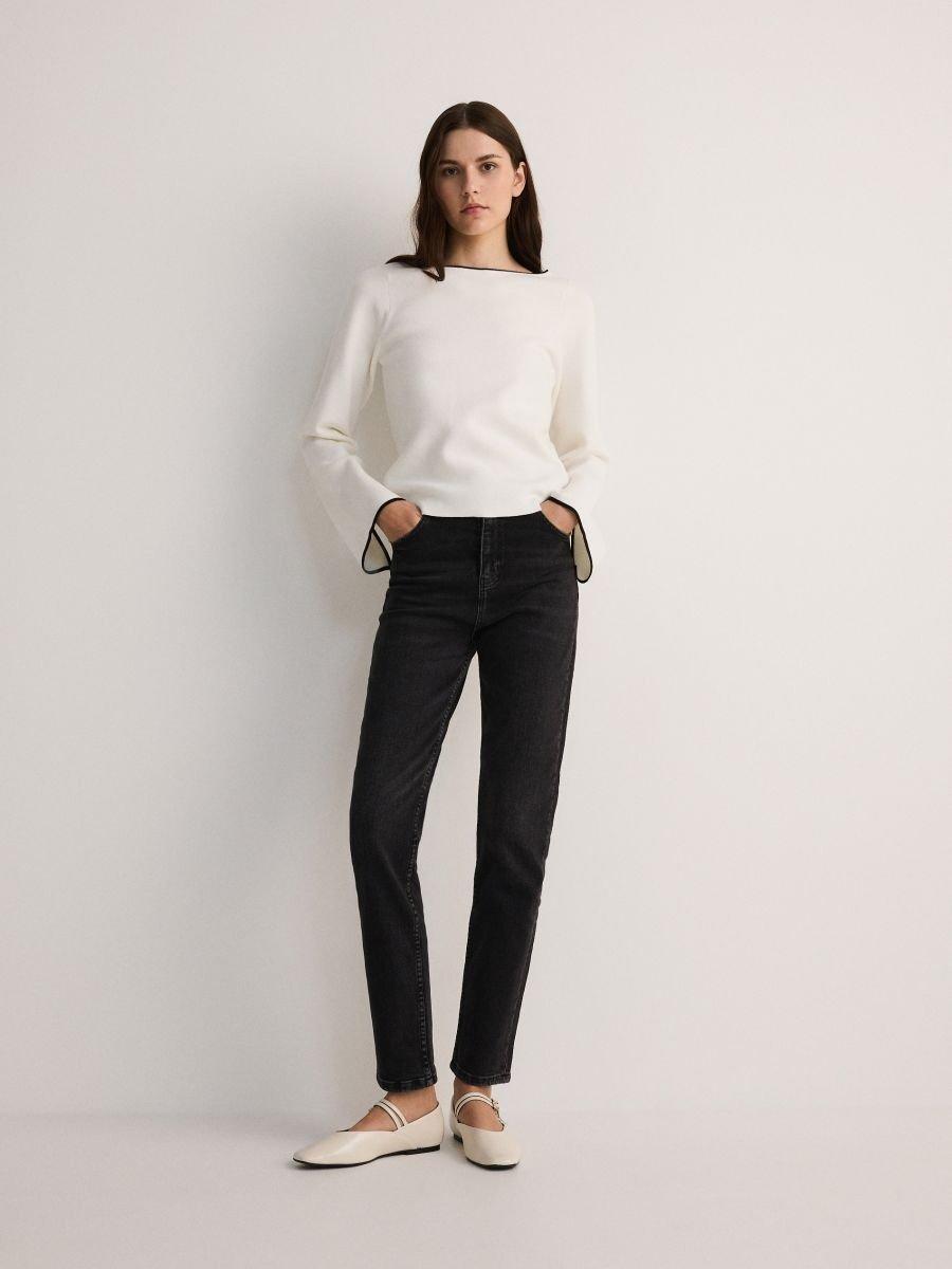Black Slim Fit Jeans, , large image number 0