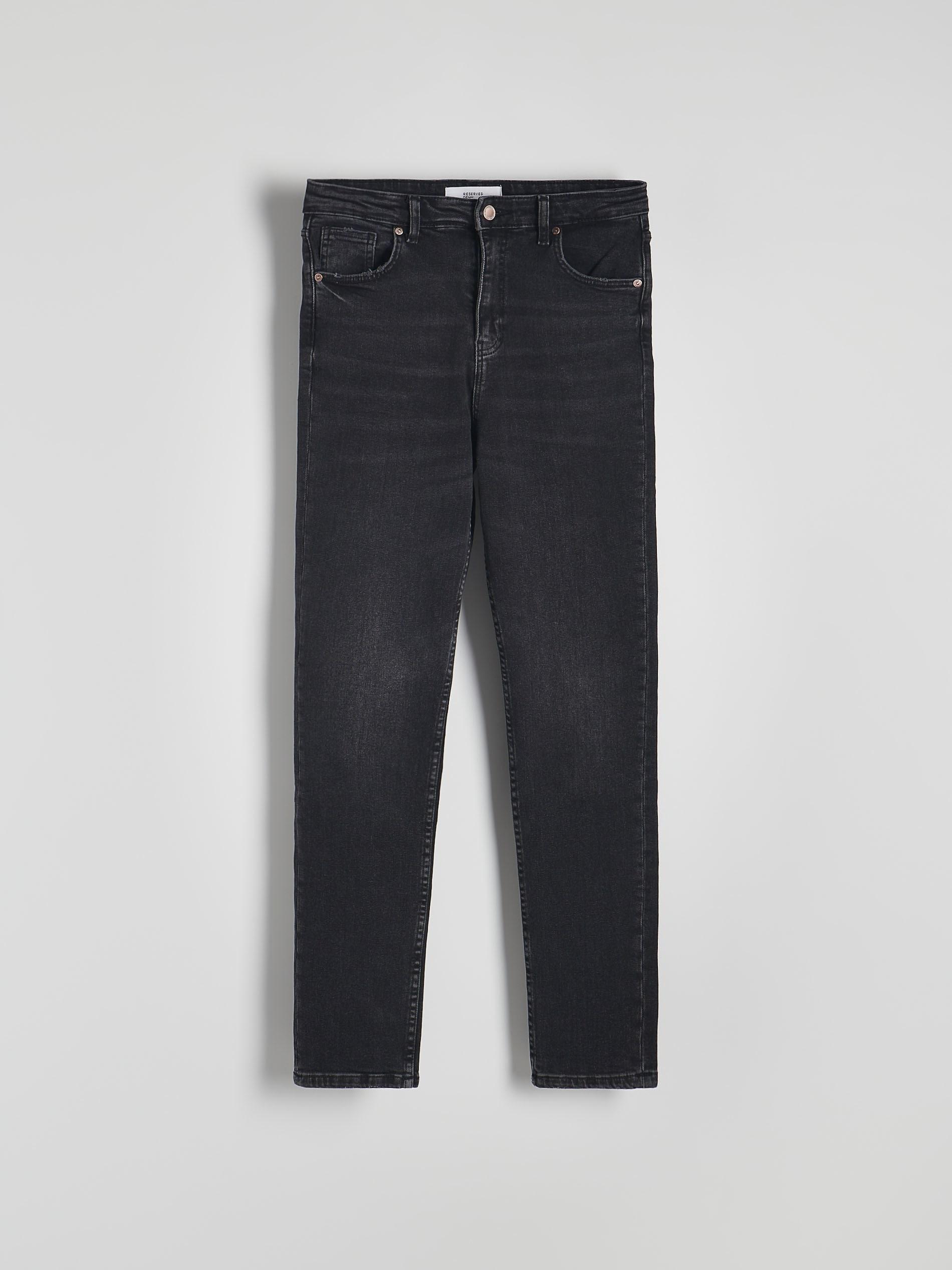 Black Slim Fit Jeans, , large image number 7