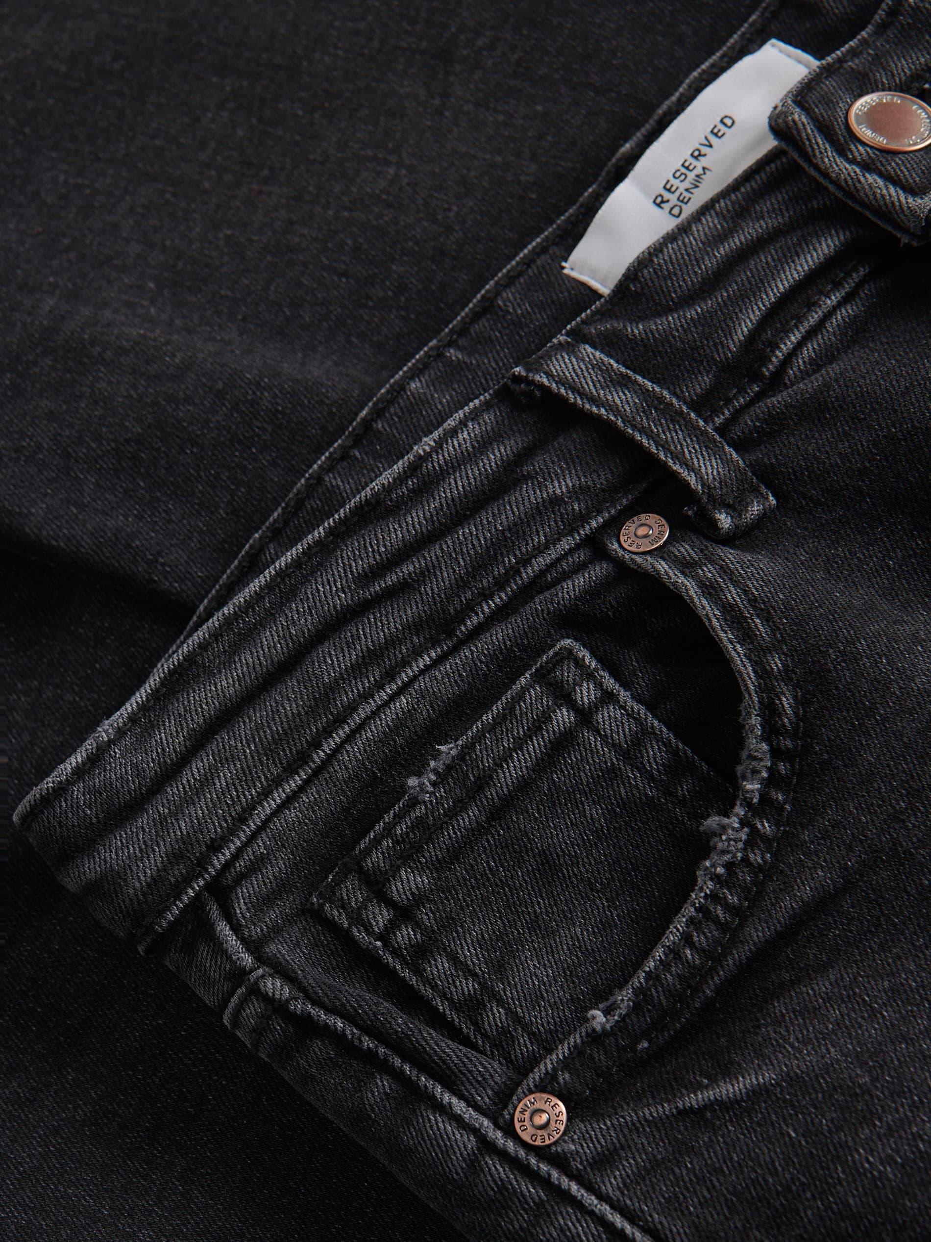 Black Slim Fit Jeans, , large image number 8