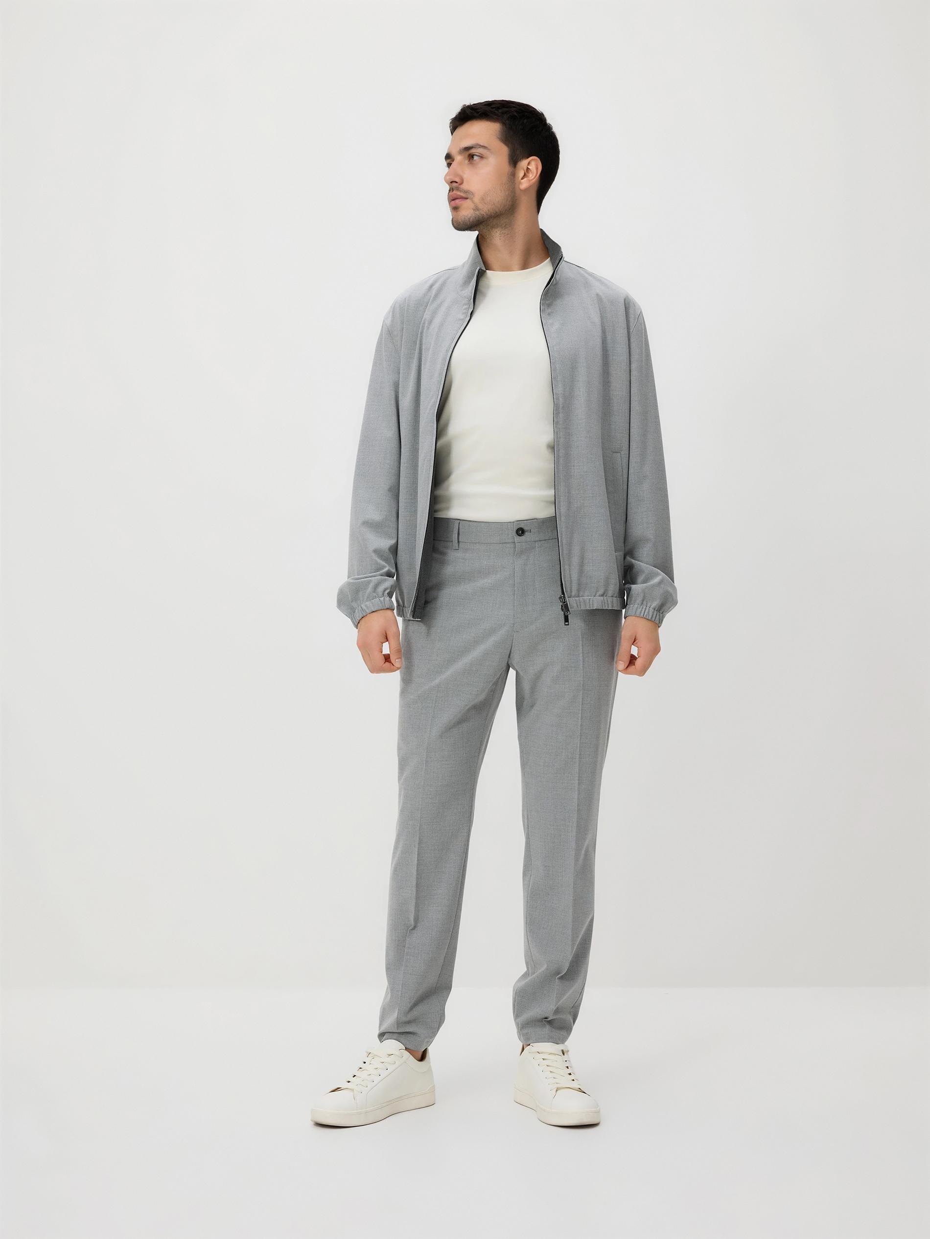 Grey Comfort Trousers, Light grey, large image number 0
