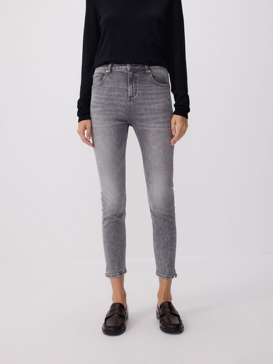 LIGHT GREY Slim push up jeans, Light grey, large image number 2