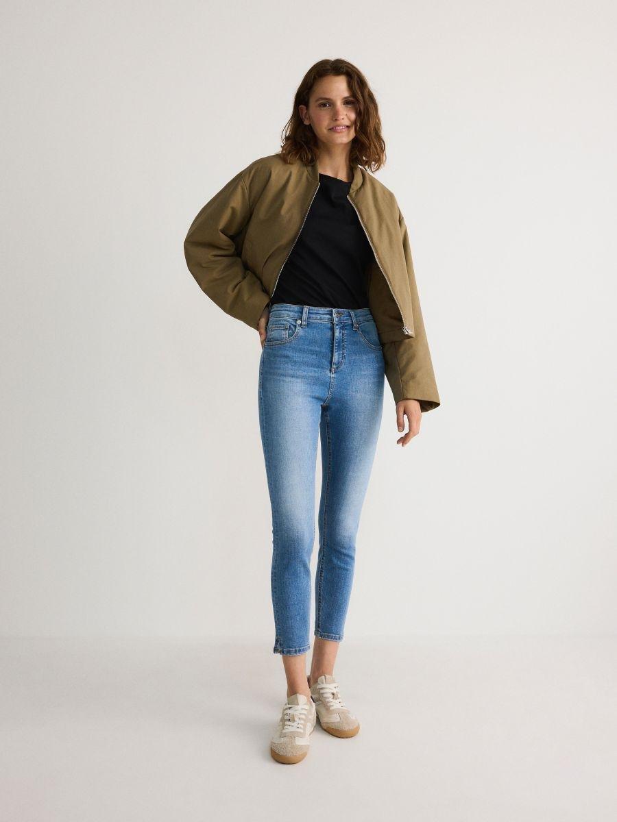 BLUE Slim push up jeans, , large image number 0