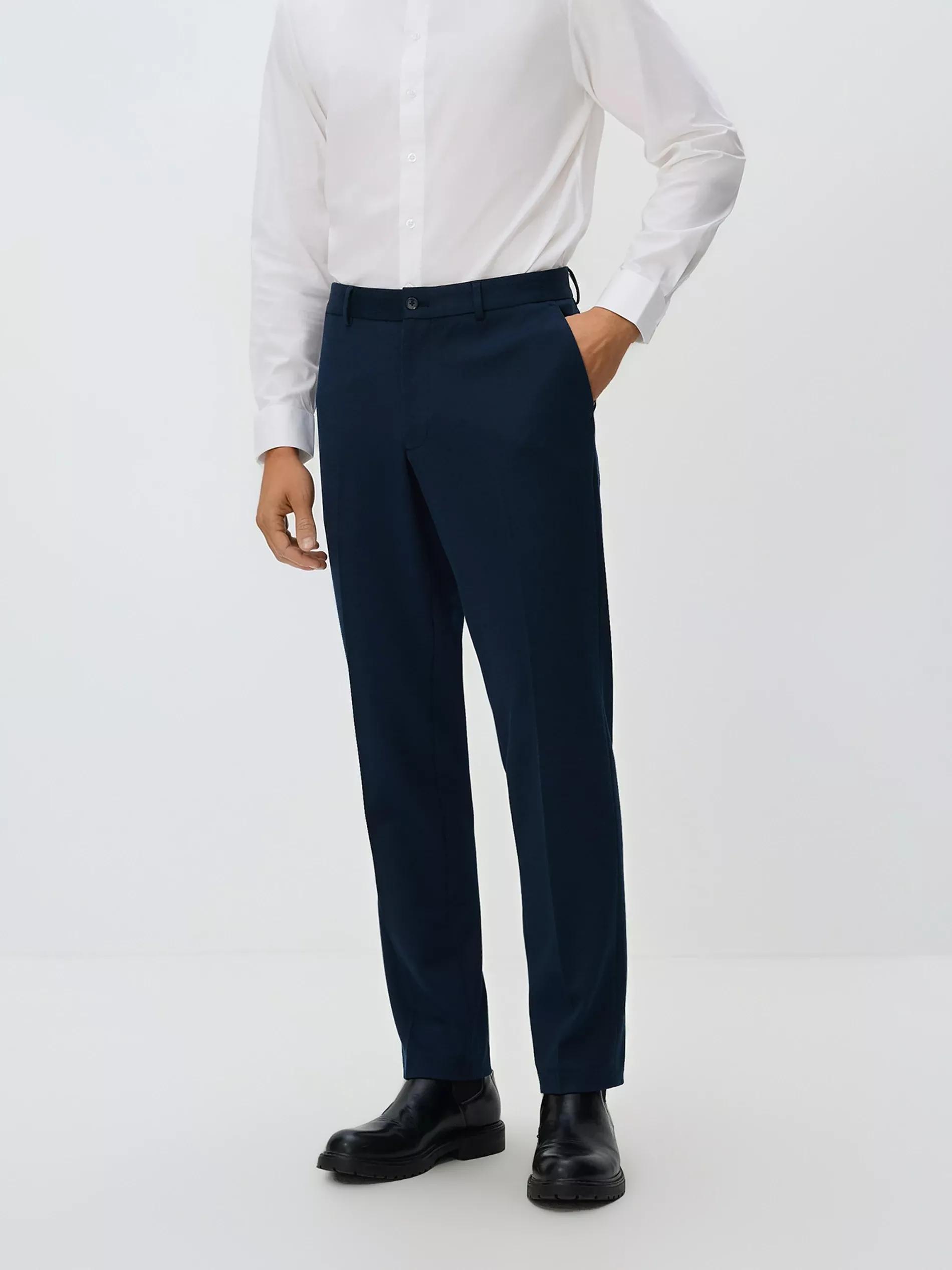 Navy Trousers, Navy, medium
